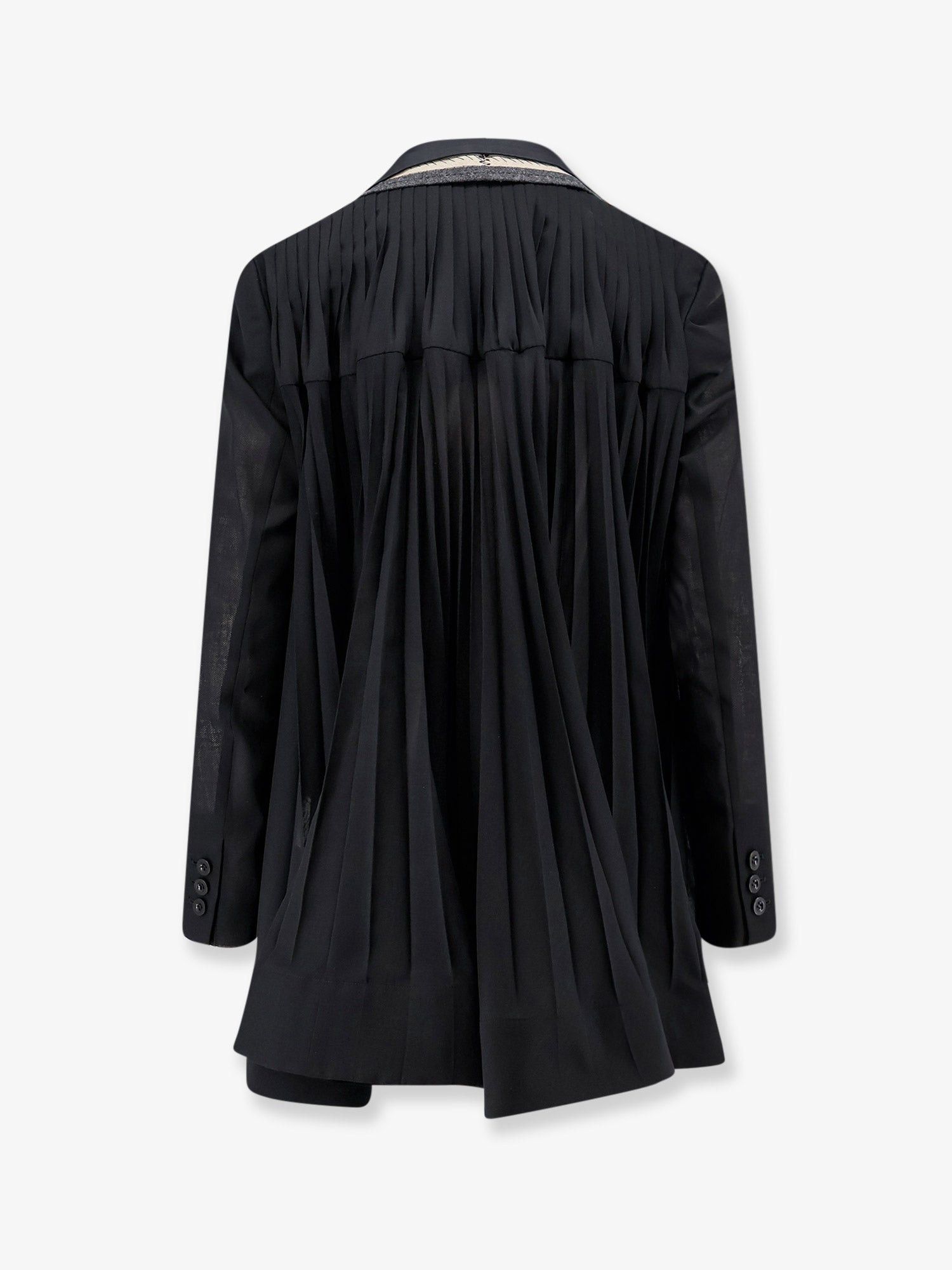 Sacai Silk And Organza Blazer Size M / US 6-8 / IT 42-44 - 2 Thumbnail