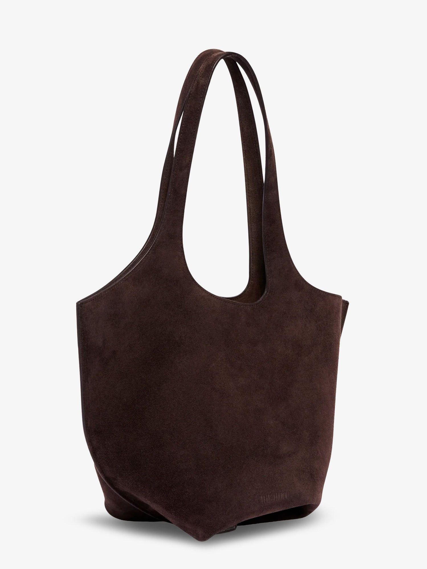 The Attico La Scoop Suede Shoulder Bag Size ONE SIZE - 3 Thumbnail