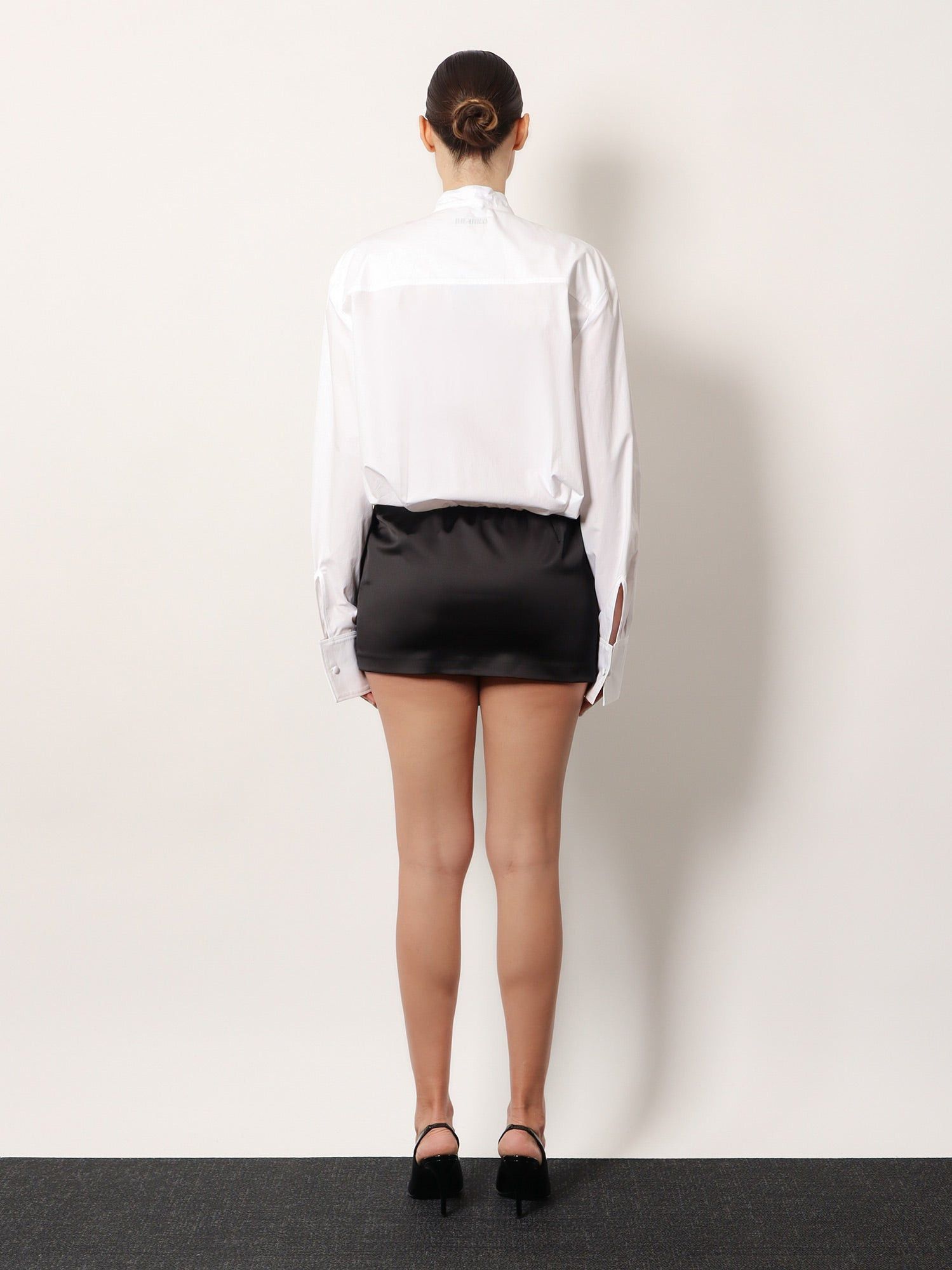 The Attico Black/White Mini Dress Size S / US 4 / IT 40 - 3 Thumbnail