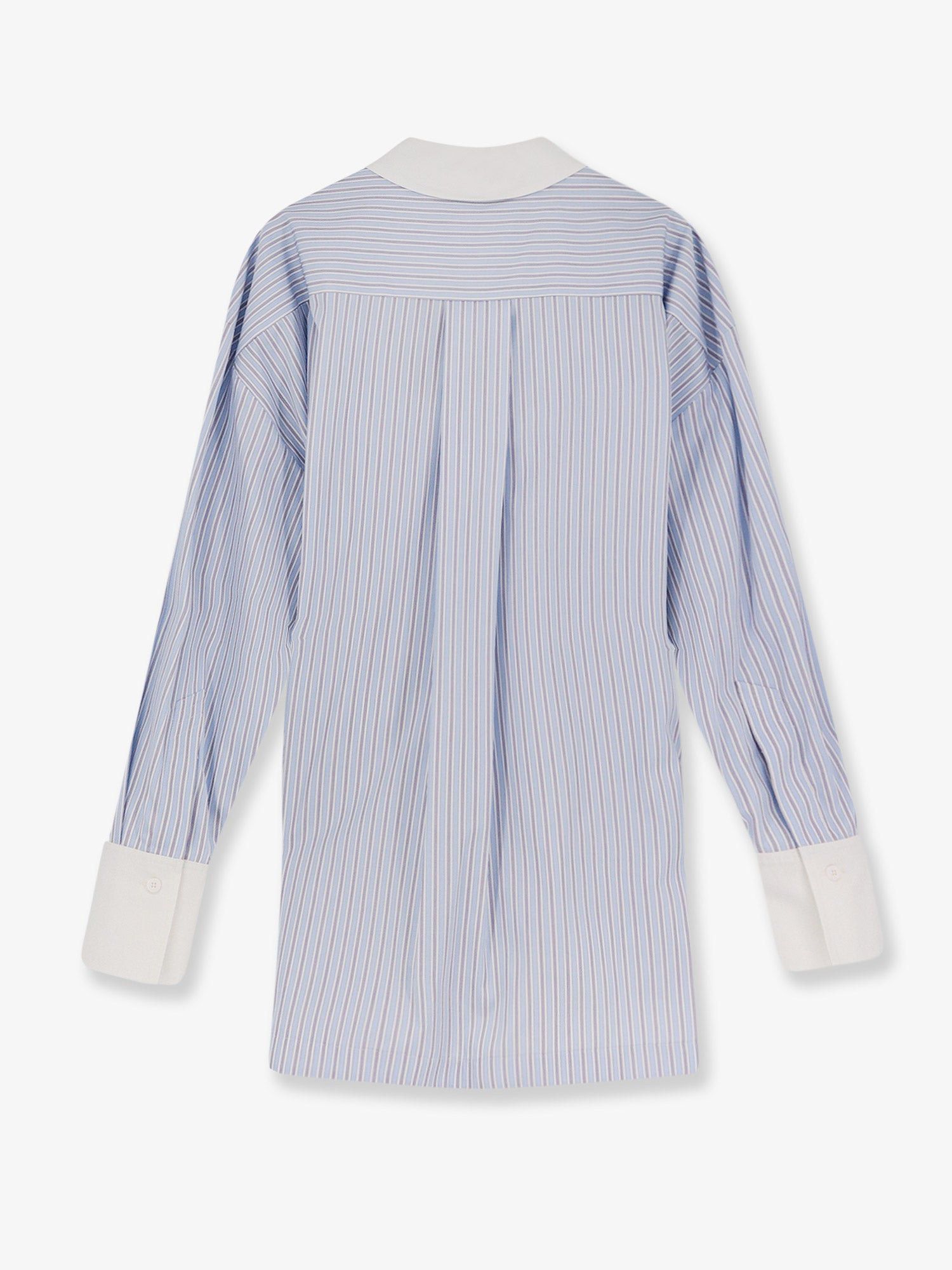 The Attico Oversize Striped Cotton Shirt Size S / US 4 / IT 40 - 5 Thumbnail