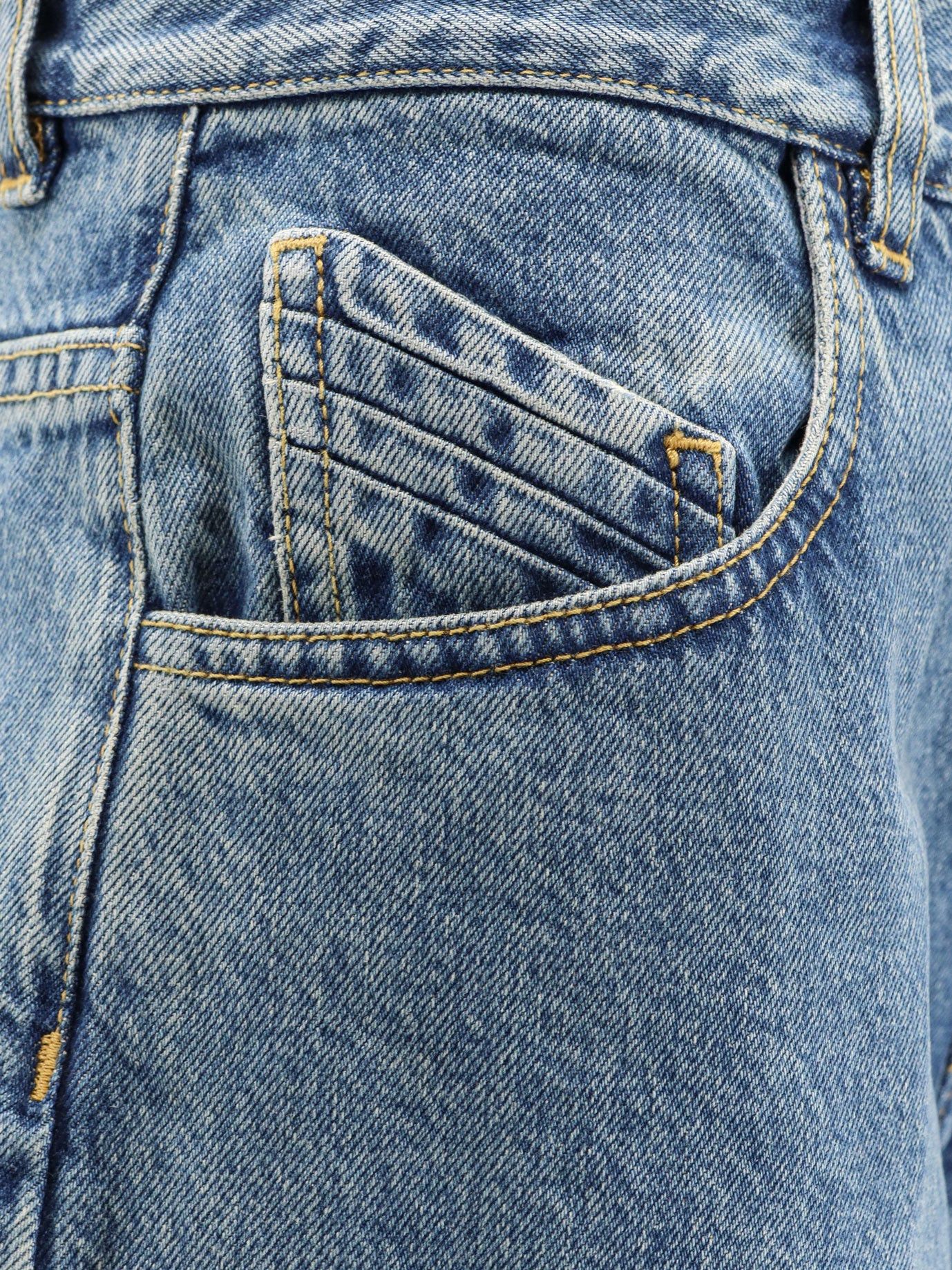 The Attico Jeans With Logo Embroidery Size 27" / US 4 / IT 40 - 3 Thumbnail