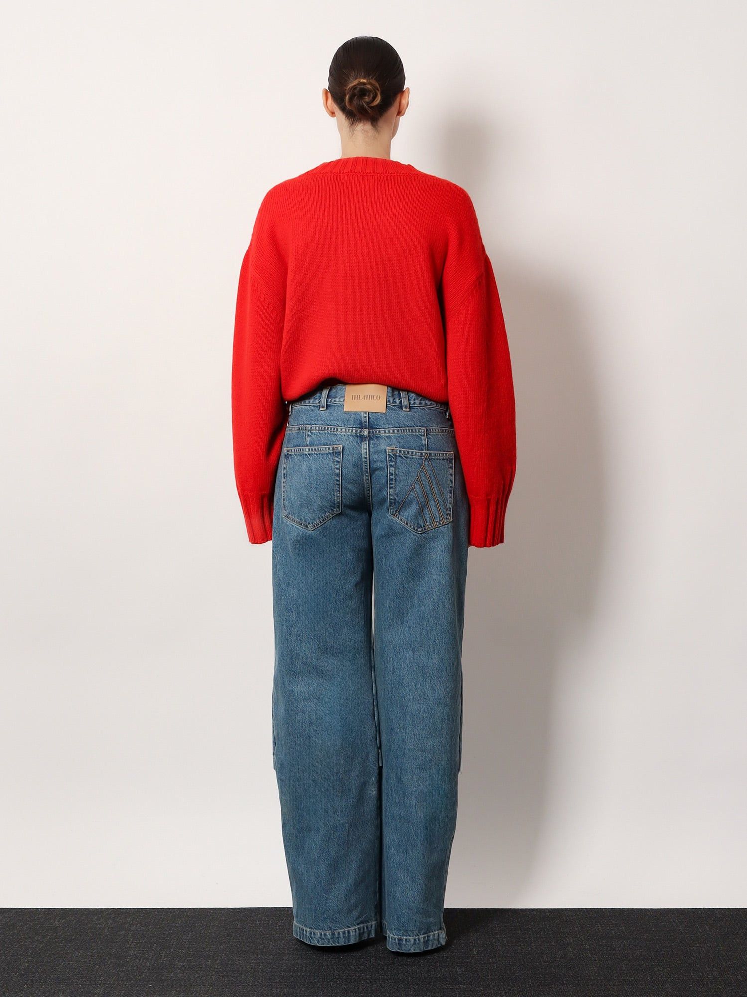 The Attico Jeans With Logo Embroidery Size 27" / US 4 / IT 40 - 5 Thumbnail