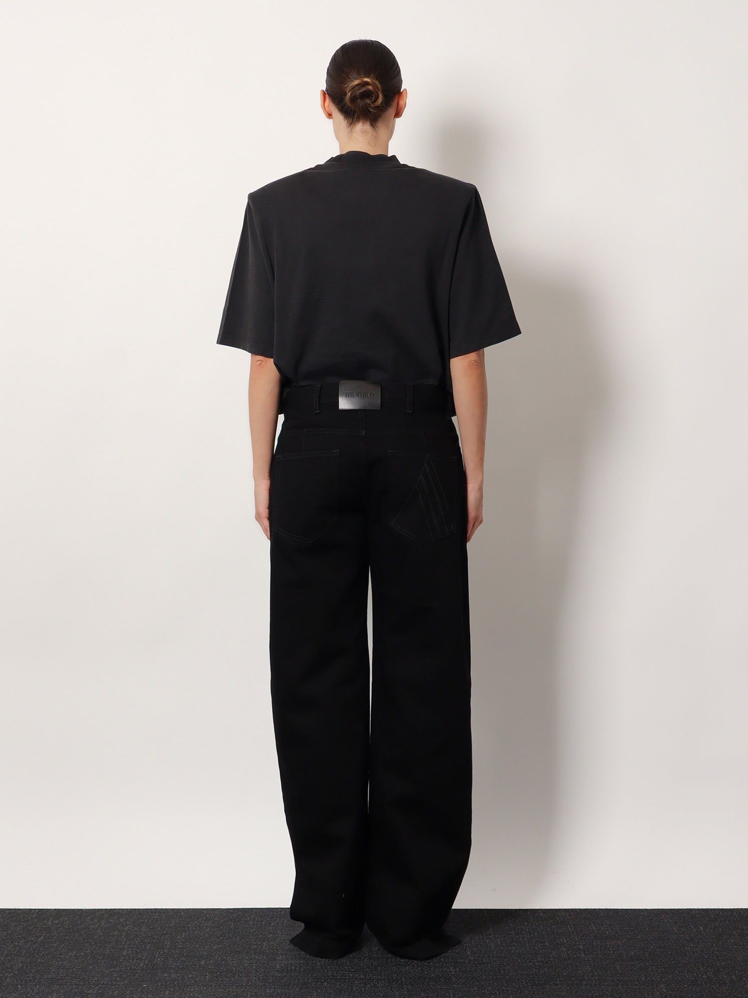 The Attico Black Denim Trousers Size 28" / US 6 / IT 42 - 5 Thumbnail