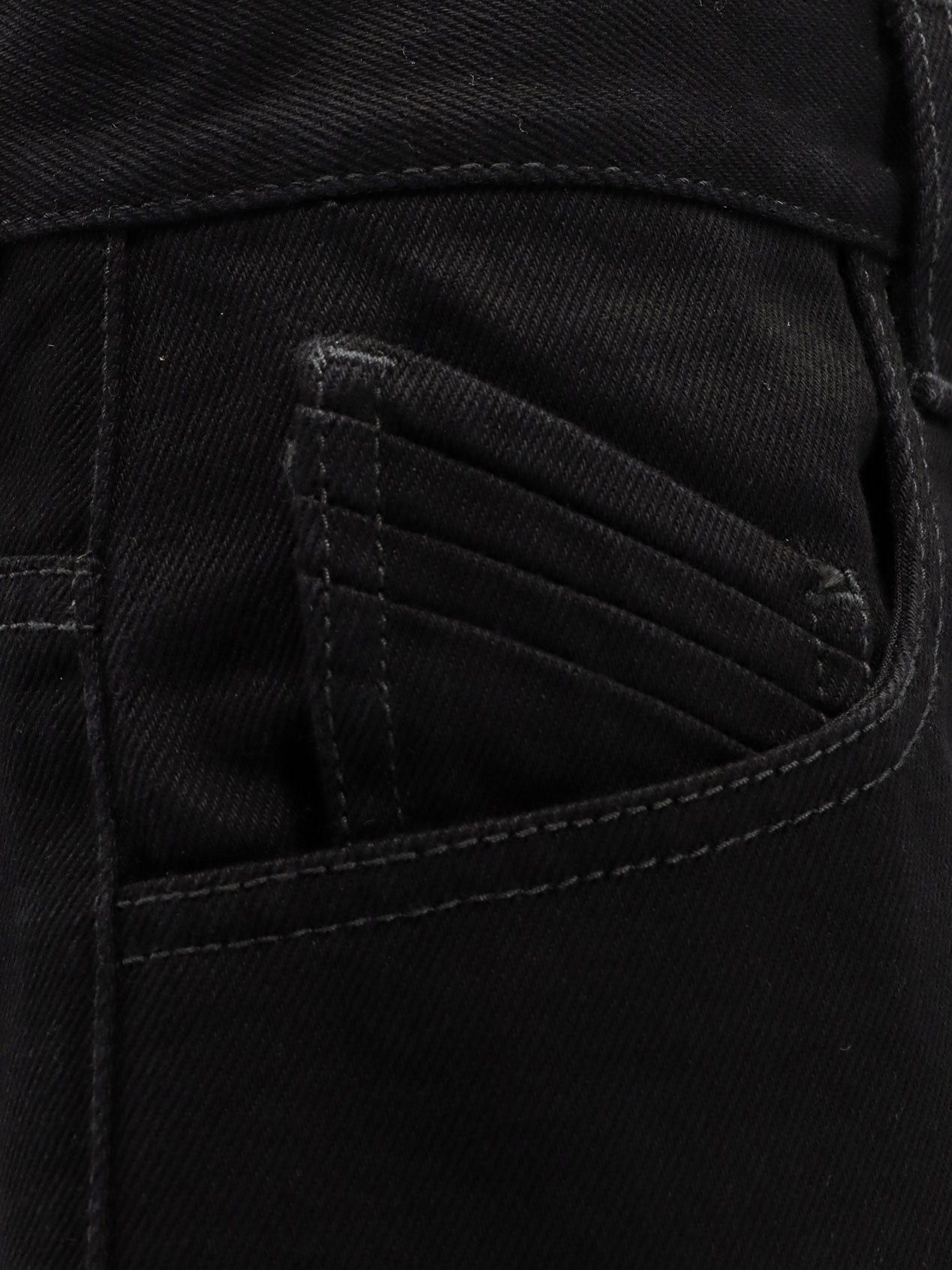 The Attico Black Denim Trousers Size 28" / US 6 / IT 42 - 3 Thumbnail