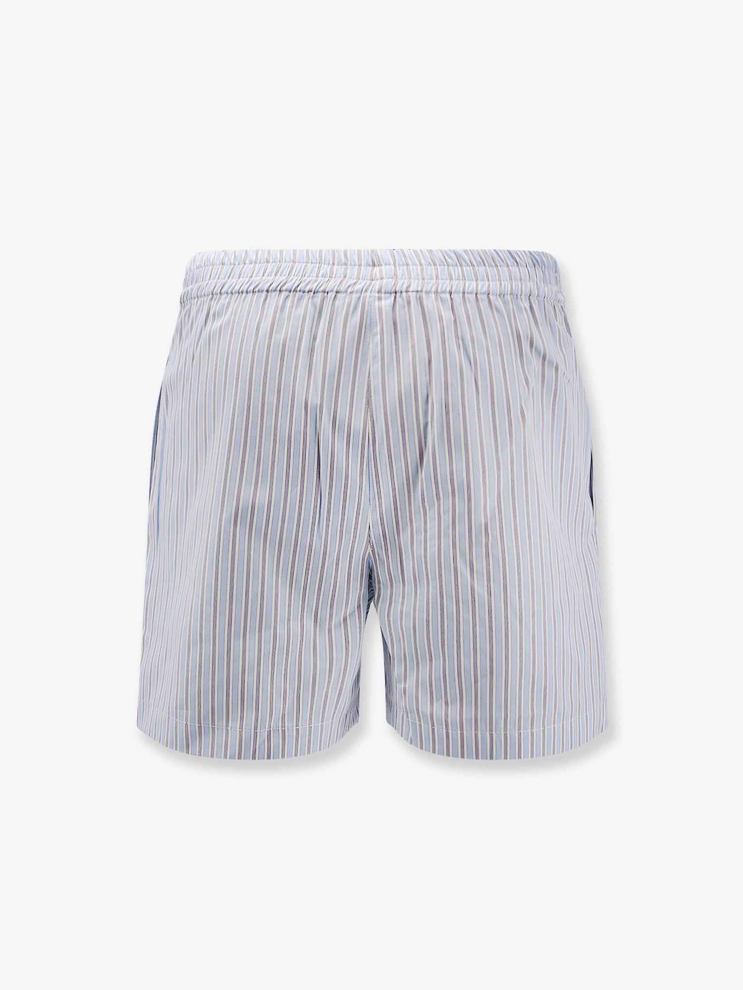 The Attico Striped Cotton Shorts Size 26" / US 2 / IT 38 - 2 Thumbnail