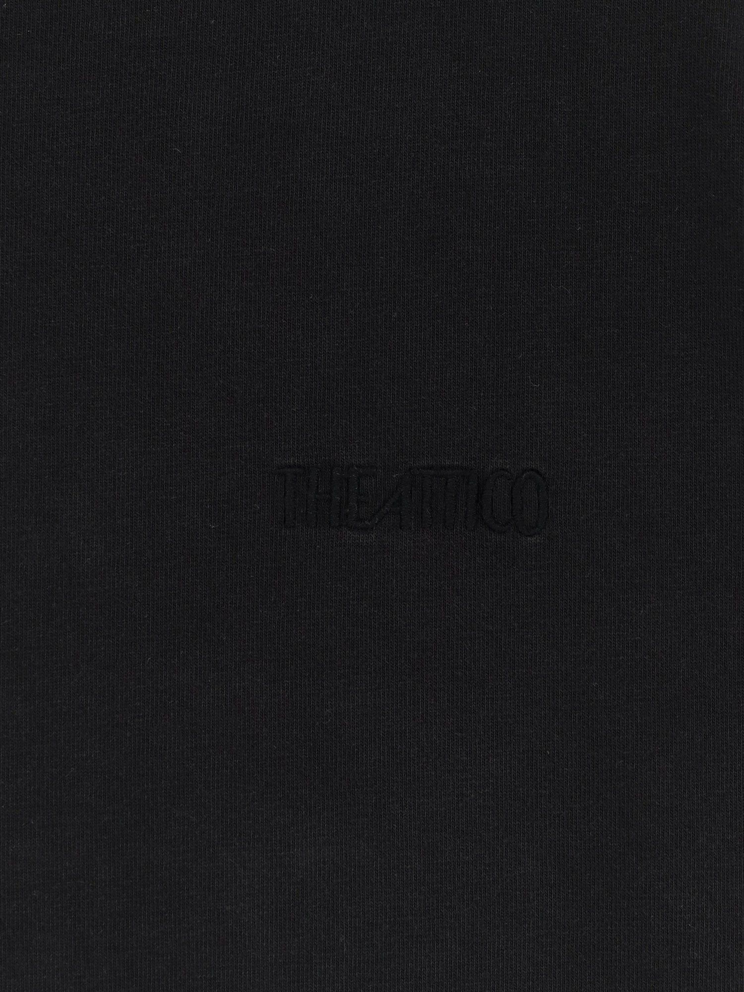 The Attico Cotton T-Shirt With Embroidered Logo On The Front Size S / US 4 / IT 40 - 3 Thumbnail