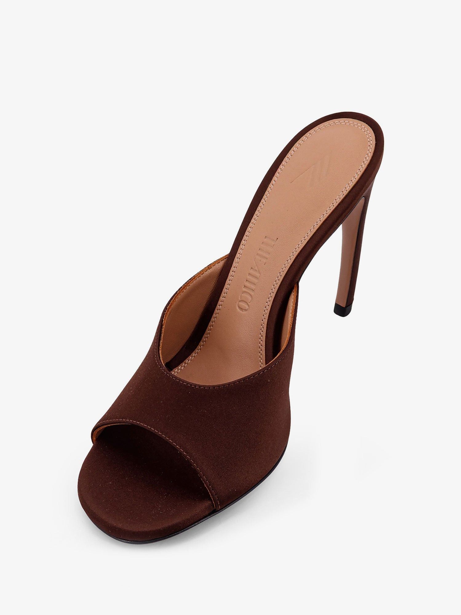 The Attico Betta Satin Sandals Size US 7.5 / IT 37.5 - 4 Thumbnail