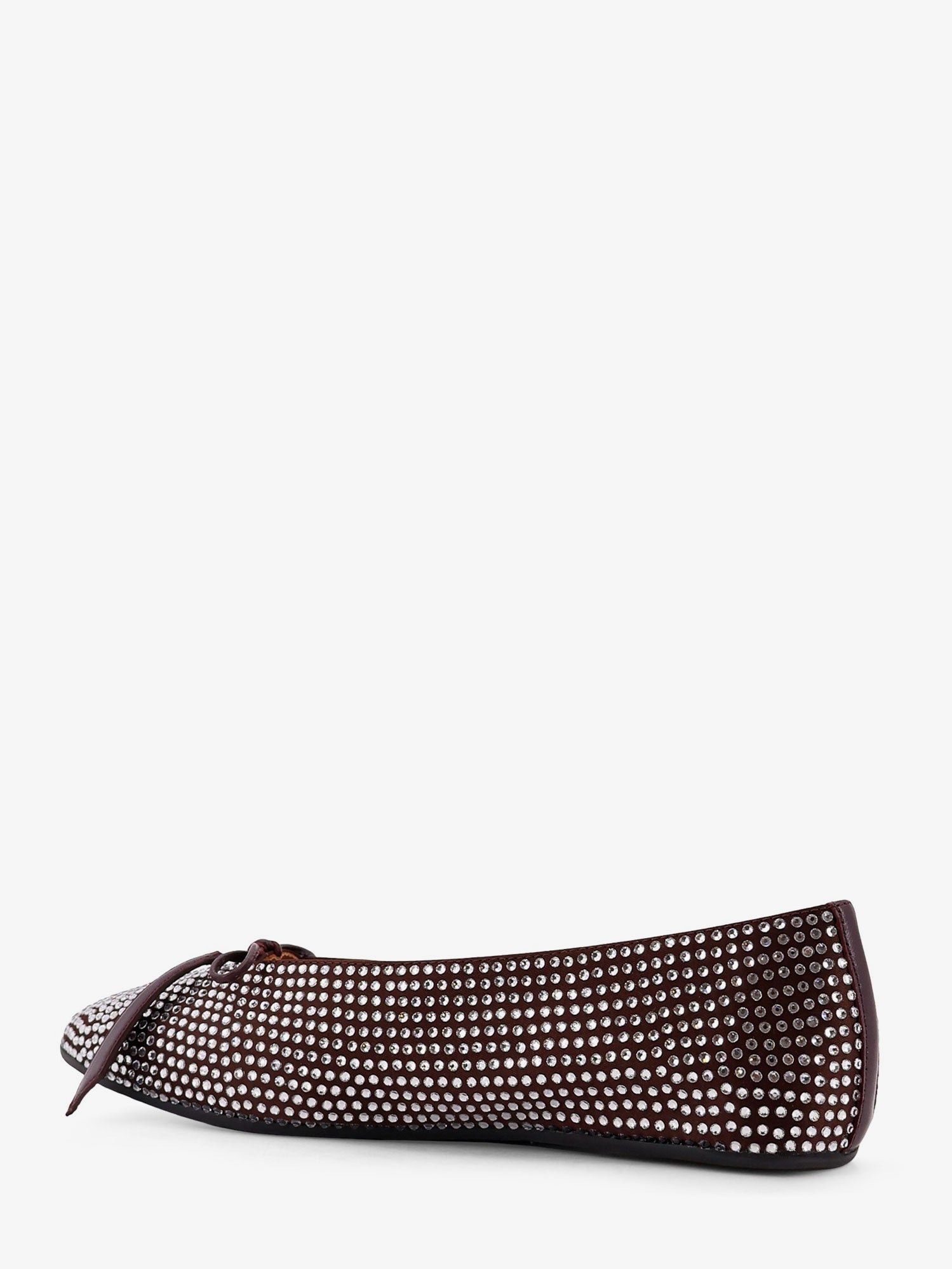 The Attico Kali Satin Ballerinas With All-Over Rhinestone Detail Size US 8 / IT 38 - 3 Thumbnail