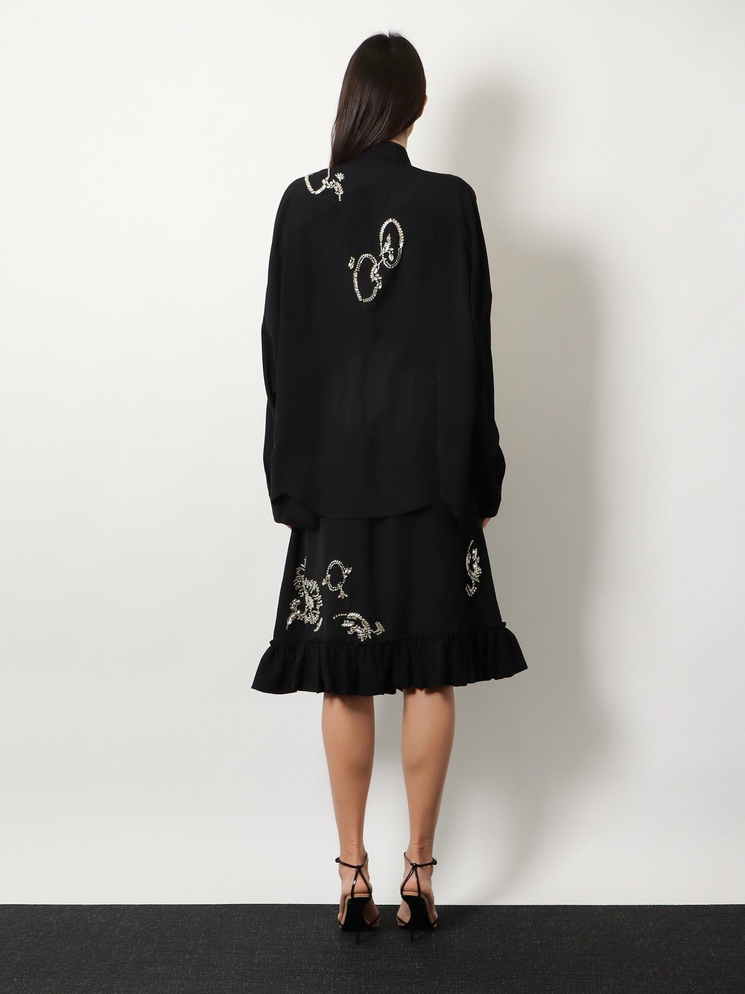 Dries Van Noten Casia Shirt With Rhinestones Size S / US 4 / IT 40 - 3 Thumbnail