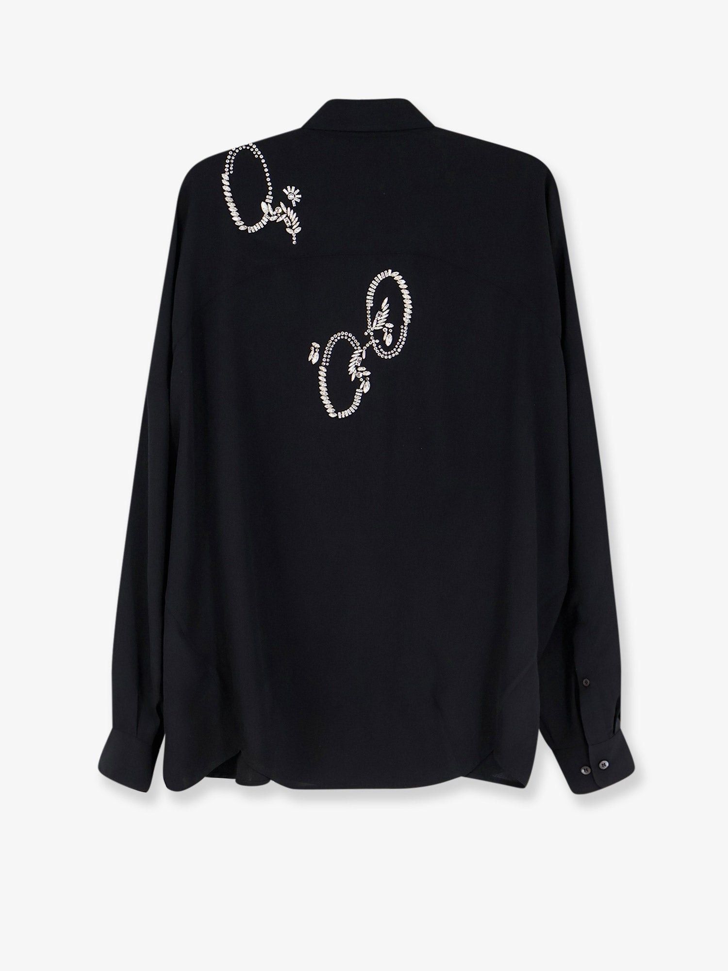 Dries Van Noten Casia Shirt With Rhinestones Size S / US 4 / IT 40 - 4 Thumbnail
