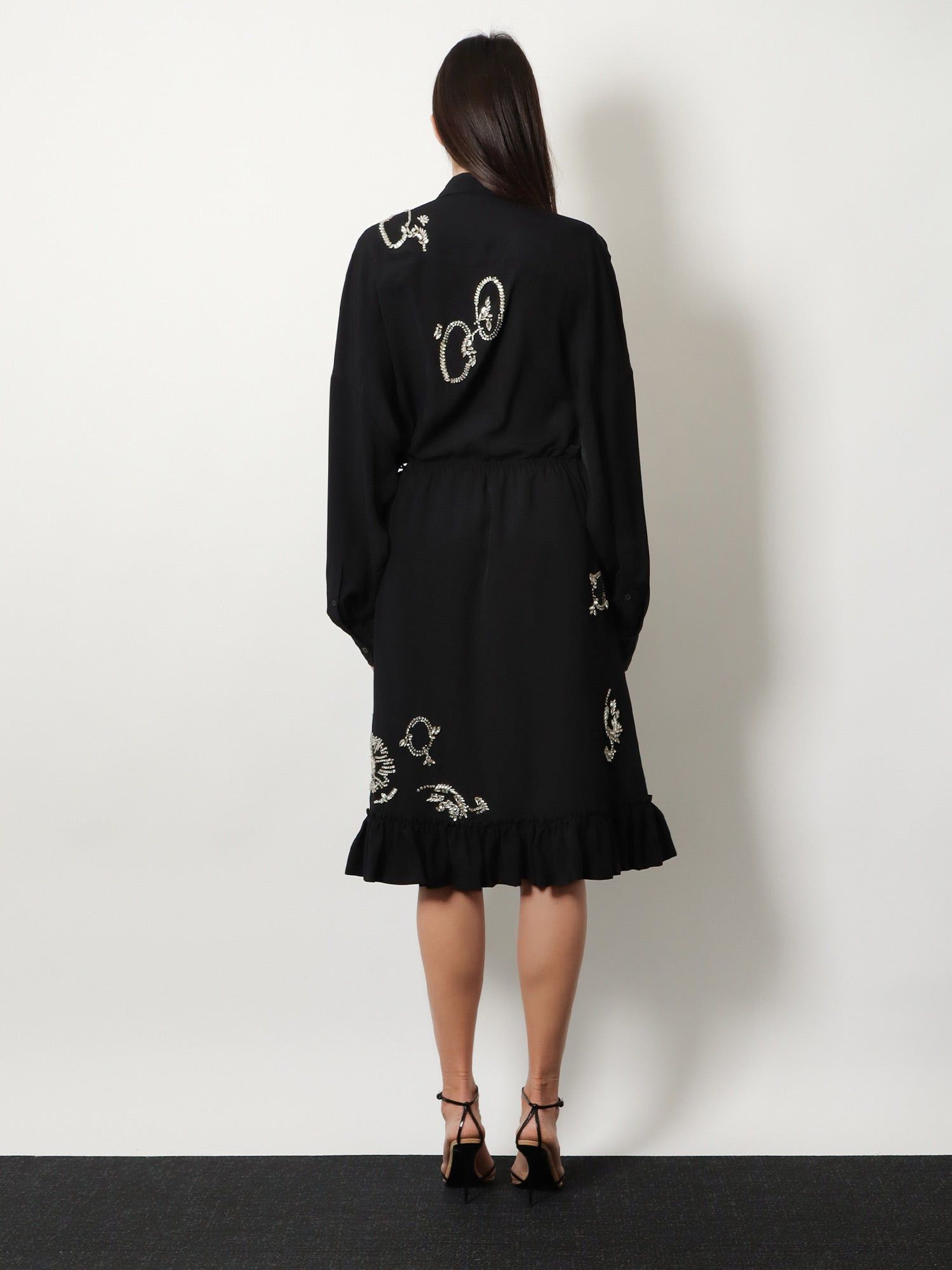 Dries Van Noten Samila Skirt With Rhinestones Size 28" / US 6 / IT 42 - 3 Thumbnail