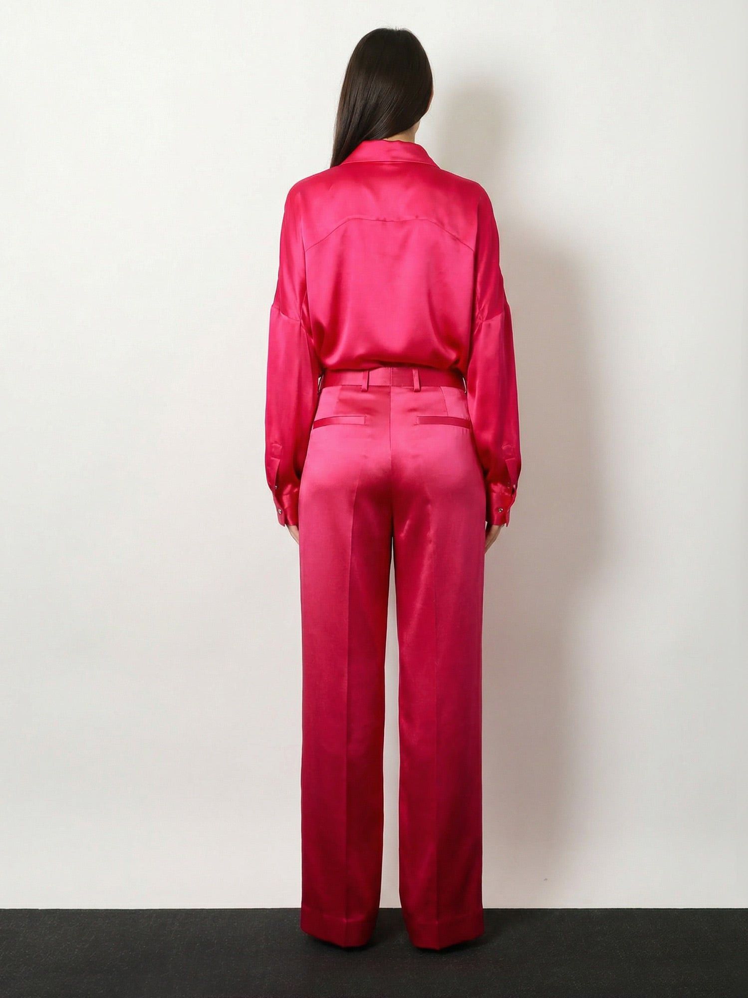 Dries Van Noten Penn Satin Trousers Size 28" / US 6 / IT 42 - 5 Thumbnail