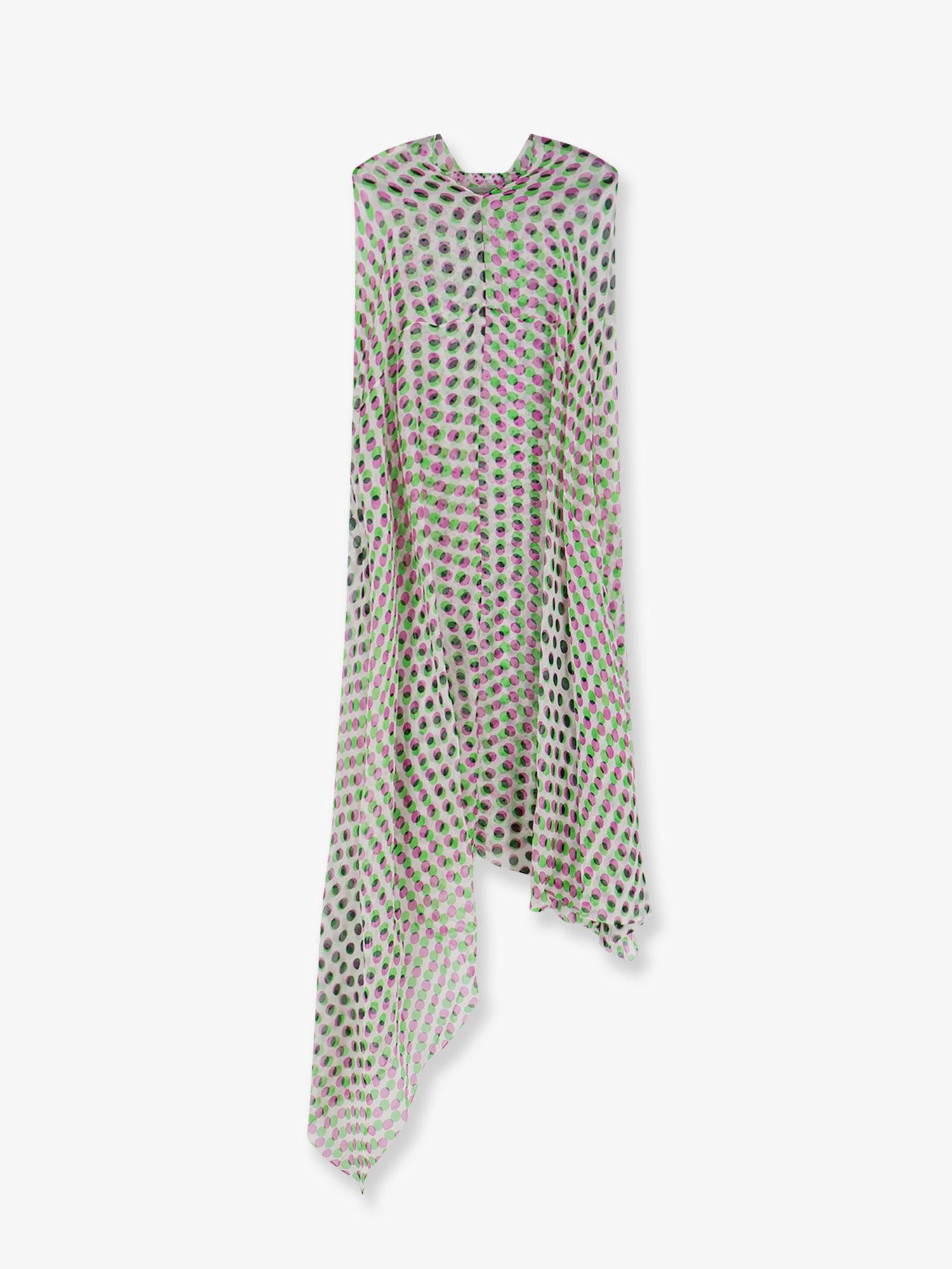 Dries Van Noten Multicolor Silk Dress Size M / US 6-8 / IT 42-44 - 4 Thumbnail