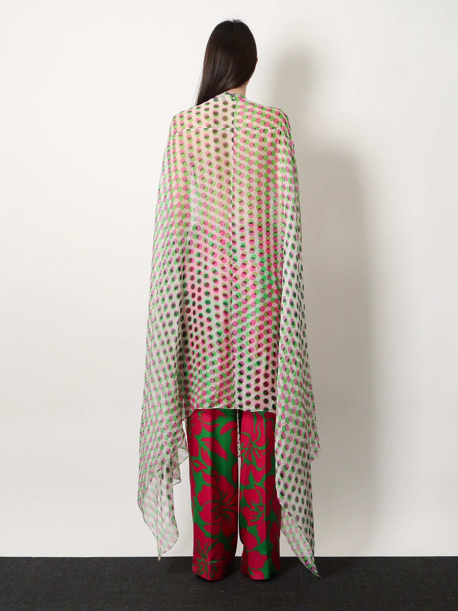 Dries Van Noten Multicolor Silk Dress Size M / US 6-8 / IT 42-44 - 3 Thumbnail