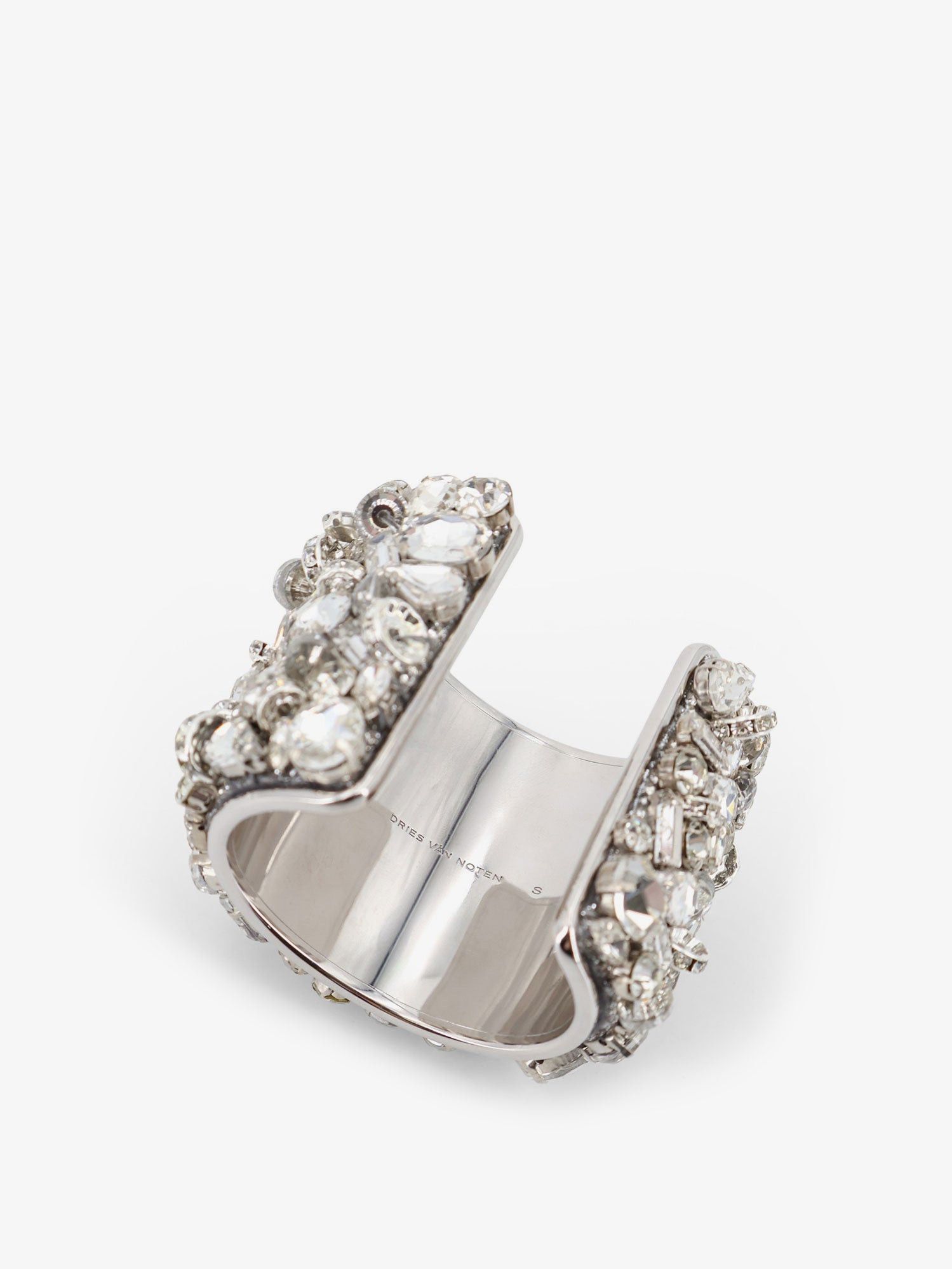 Dries Van Noten Brass Bracelet With Crystals Size ONE SIZE - 5 Thumbnail