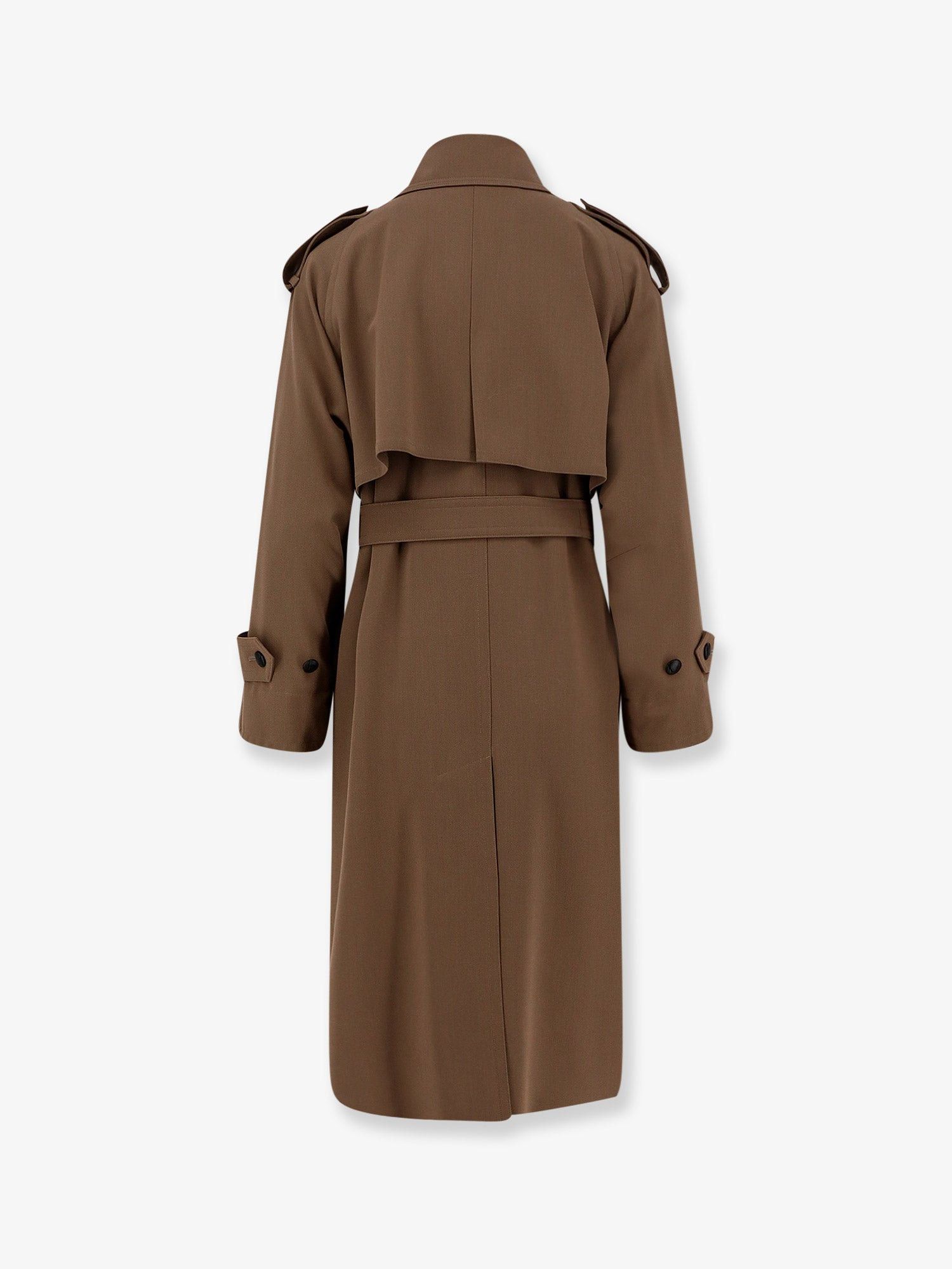 Max Mara Mxmcerto Virgin Wool Trench Size M / US 6-8 / IT 42-44 - 2 Thumbnail