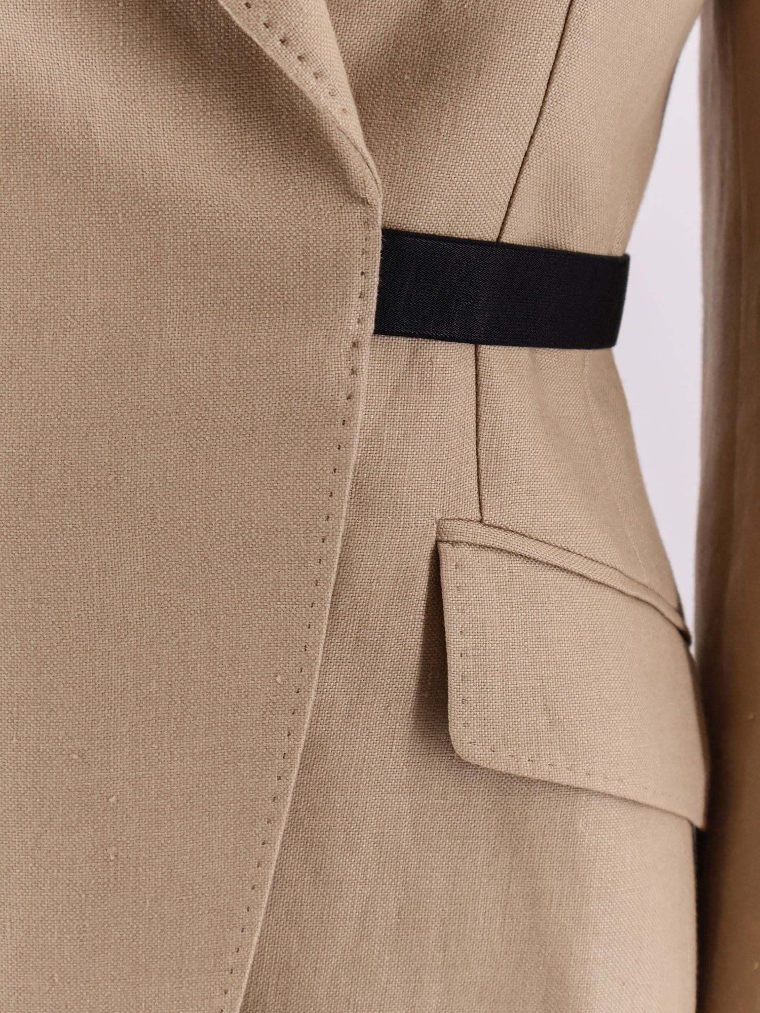 Max Mara Mxsfionda Linen Blazer Size S / US 4 / IT 40 - 3 Thumbnail