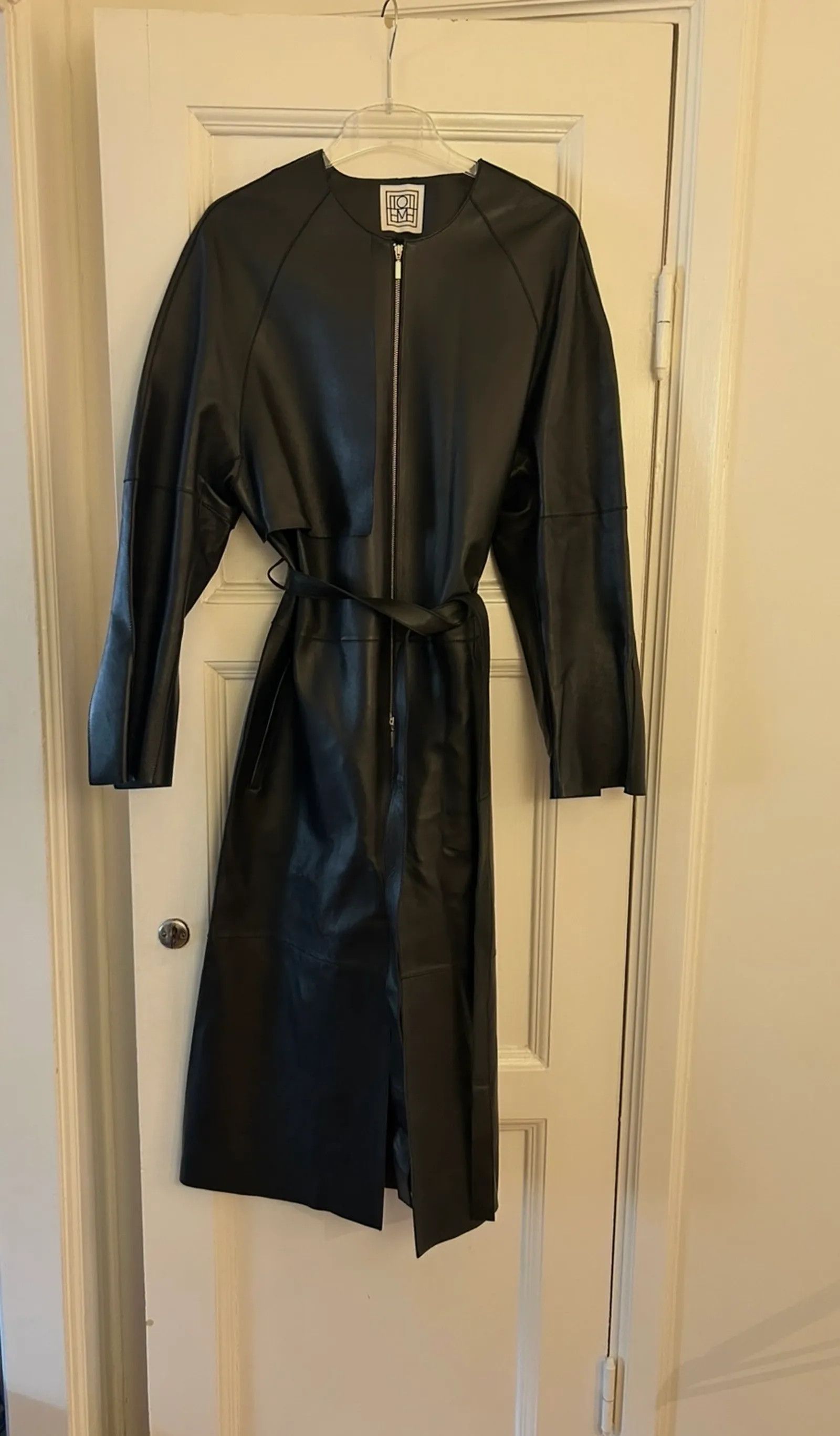 Toteme Toteme Leather Trench Coat Size XS / US 0-2 / IT 36-38 - 3 Thumbnail