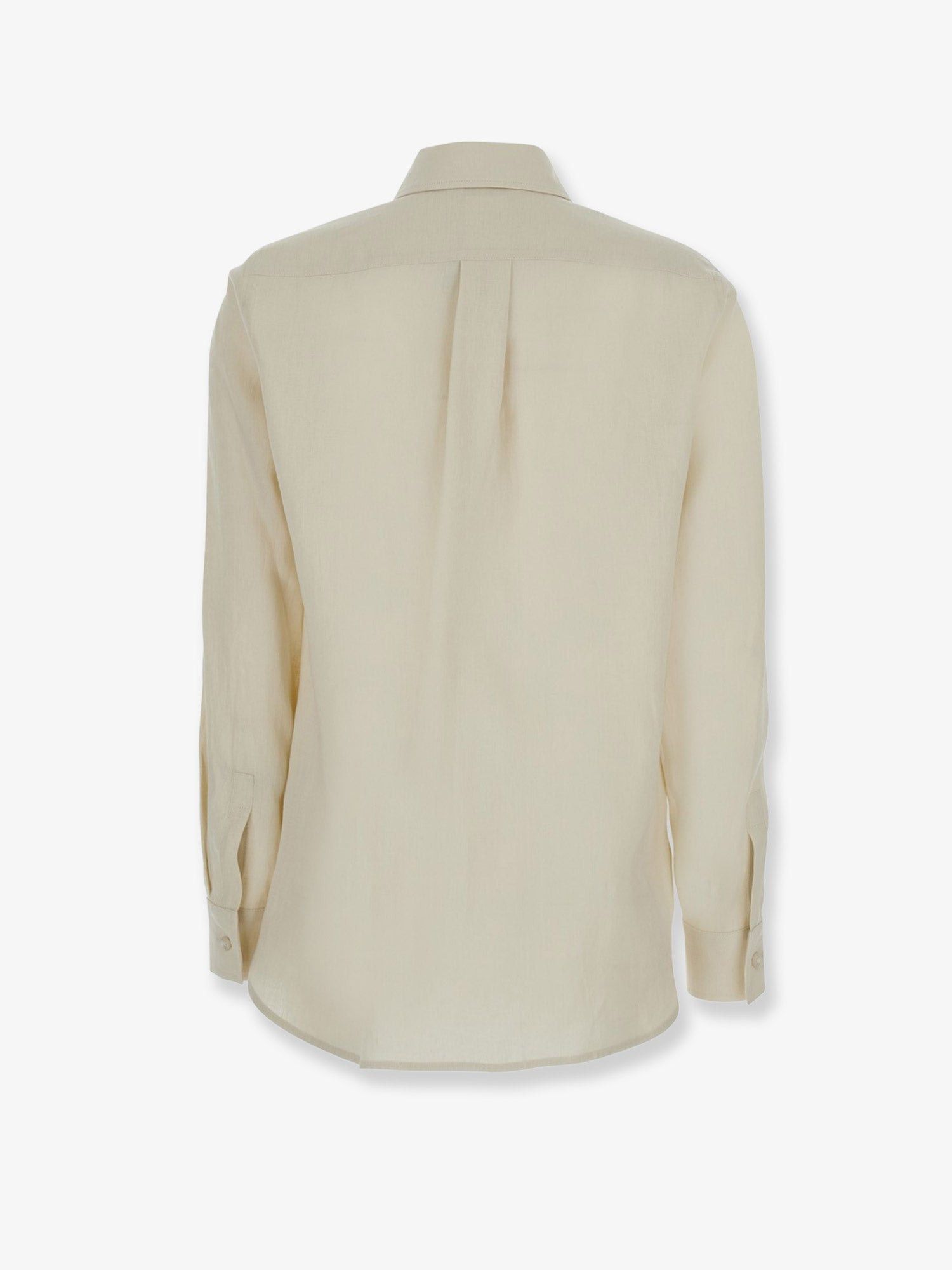 Max Mara Mxmfalasco "Vissuto" Linen Shirt Size M / US 6-8 / IT 42-44 - 2 Thumbnail