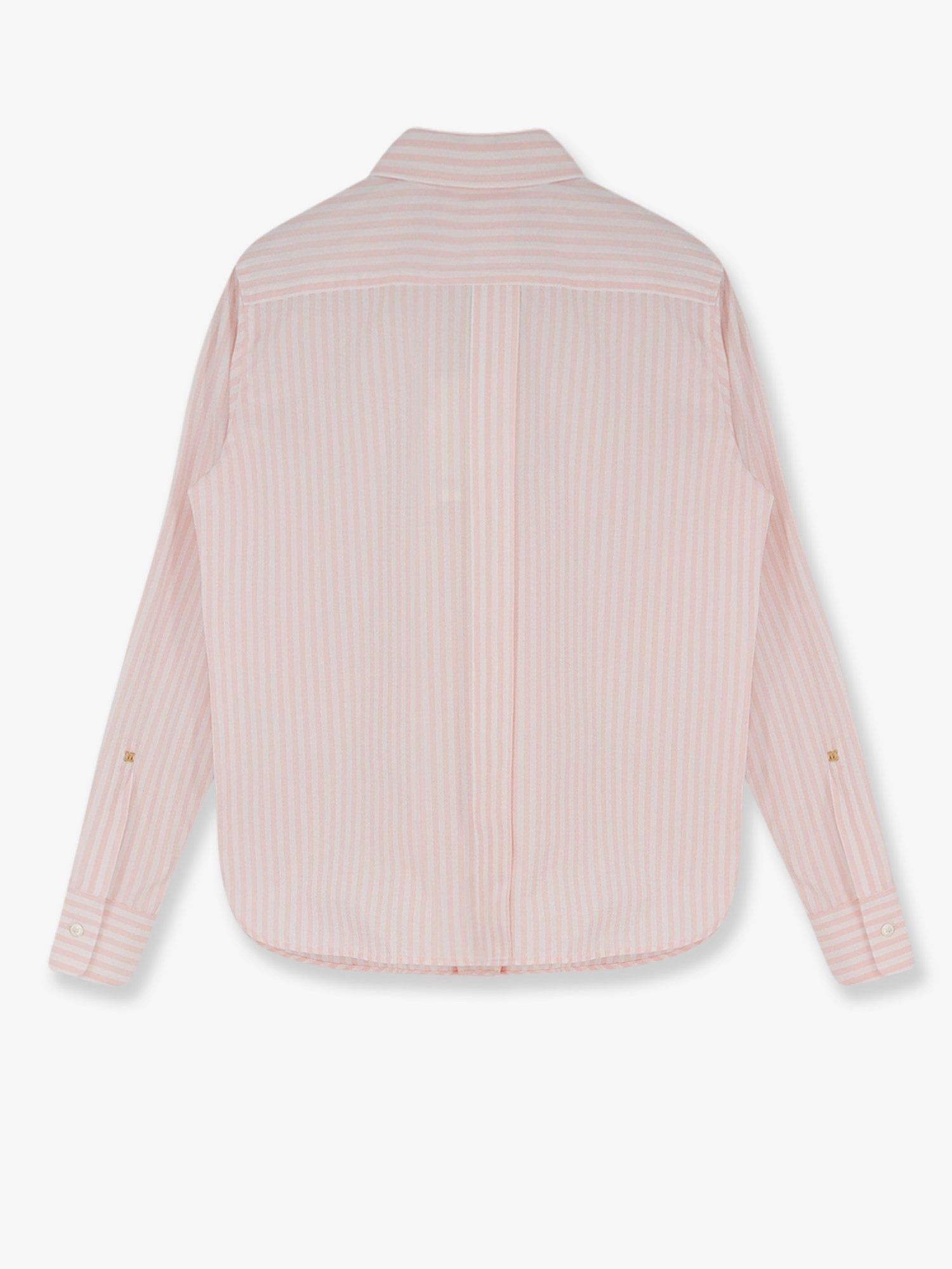 Max Mara Mxmaccenni Striped Cotton Shirt Size M / US 6-8 / IT 42-44 - 2 Thumbnail