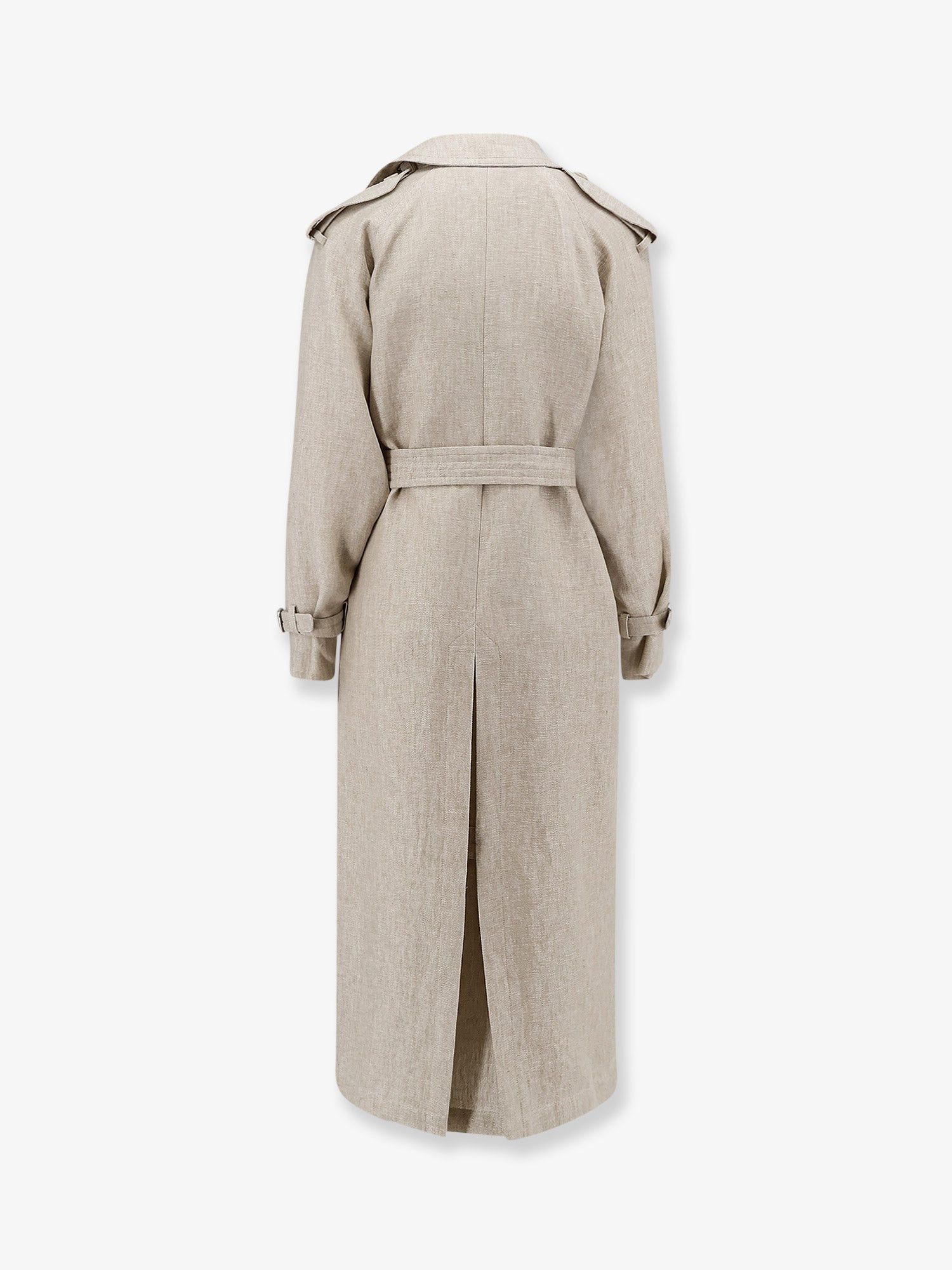 Max Mara Mxspedaggi Linen Trench Size XS / US 0-2 / IT 36-38 - 2 Thumbnail