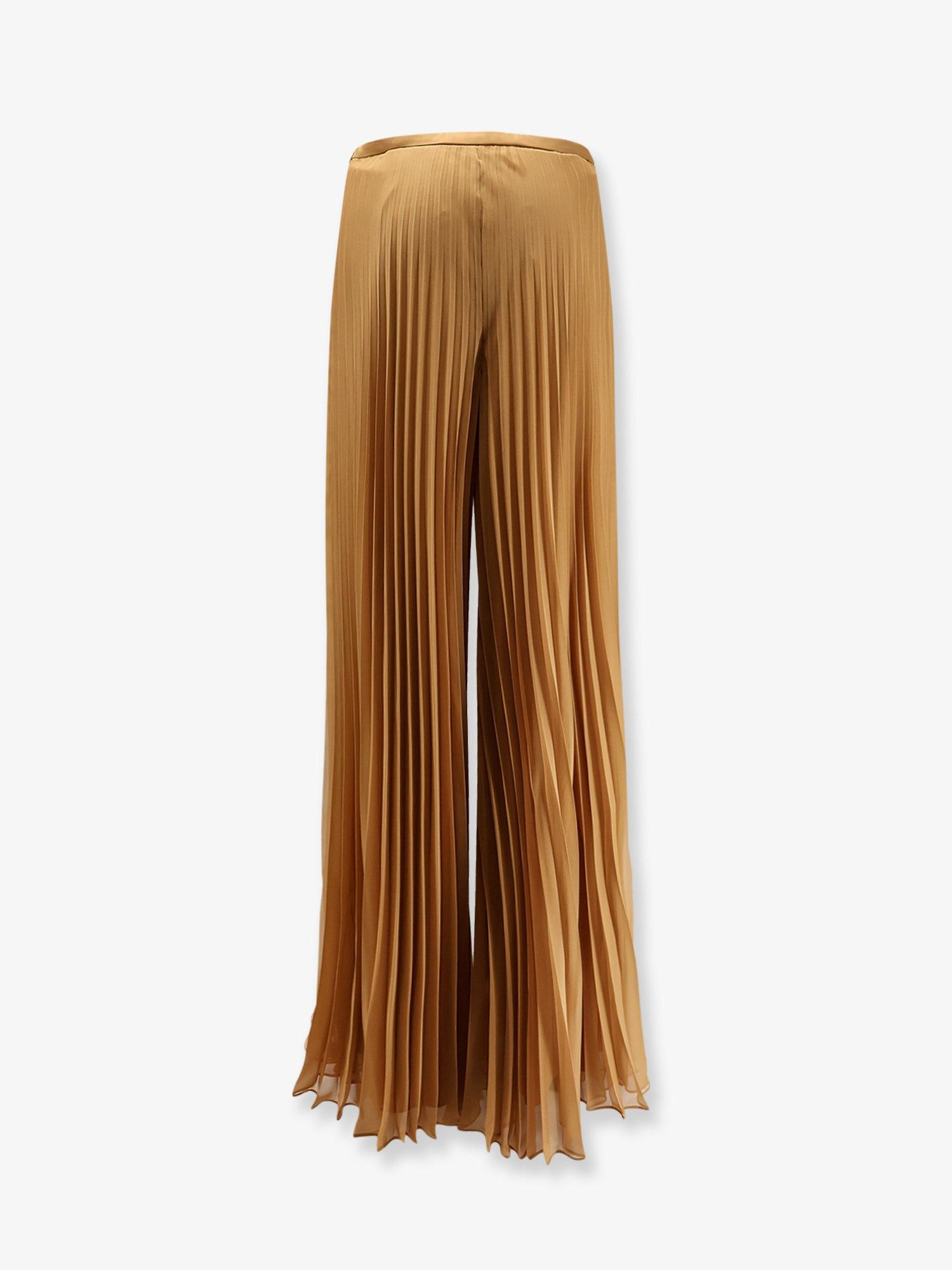 Max Mara Mxegrembo Pleated Trousers Size 32" / US 10 / IT 46 - 2 Thumbnail