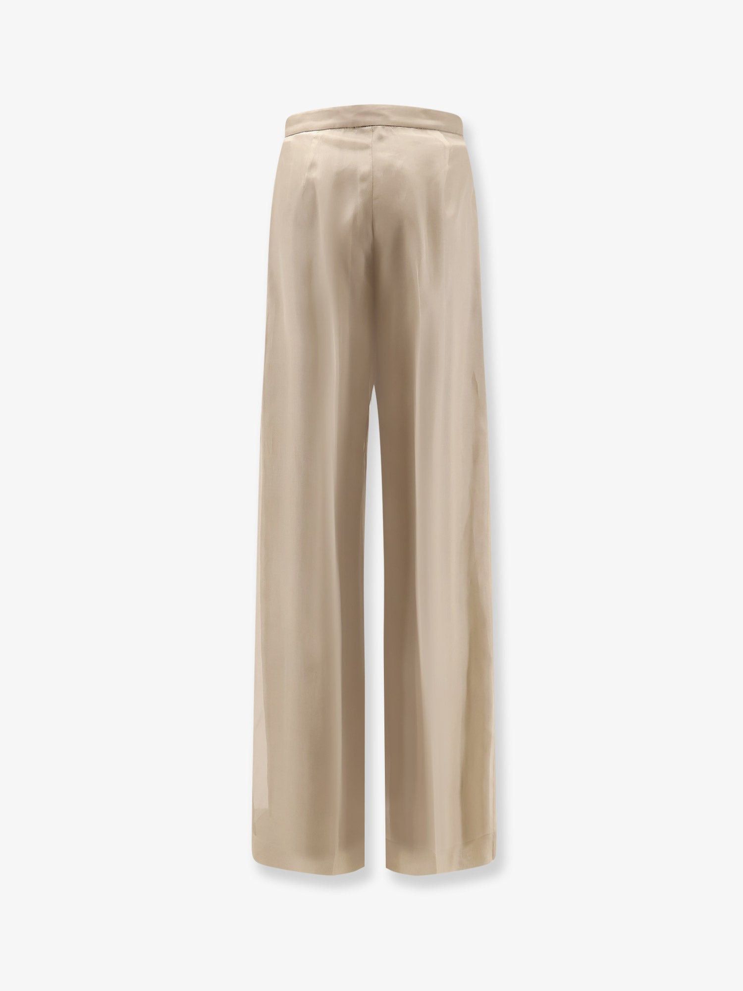 Max Mara Mxeolivi Silk Trousers Size 32" / US 10 / IT 46 - 2 Thumbnail