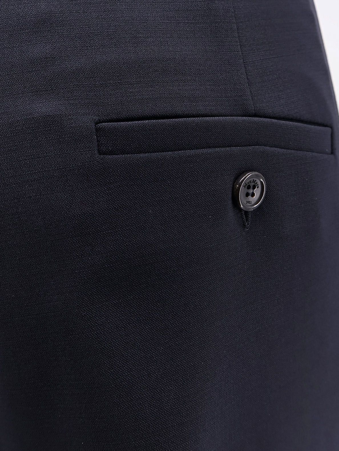 Max Mara Mxmrugiada Virgin Wool Trousers Size 30" / US 8 / IT 44 - 3 Thumbnail