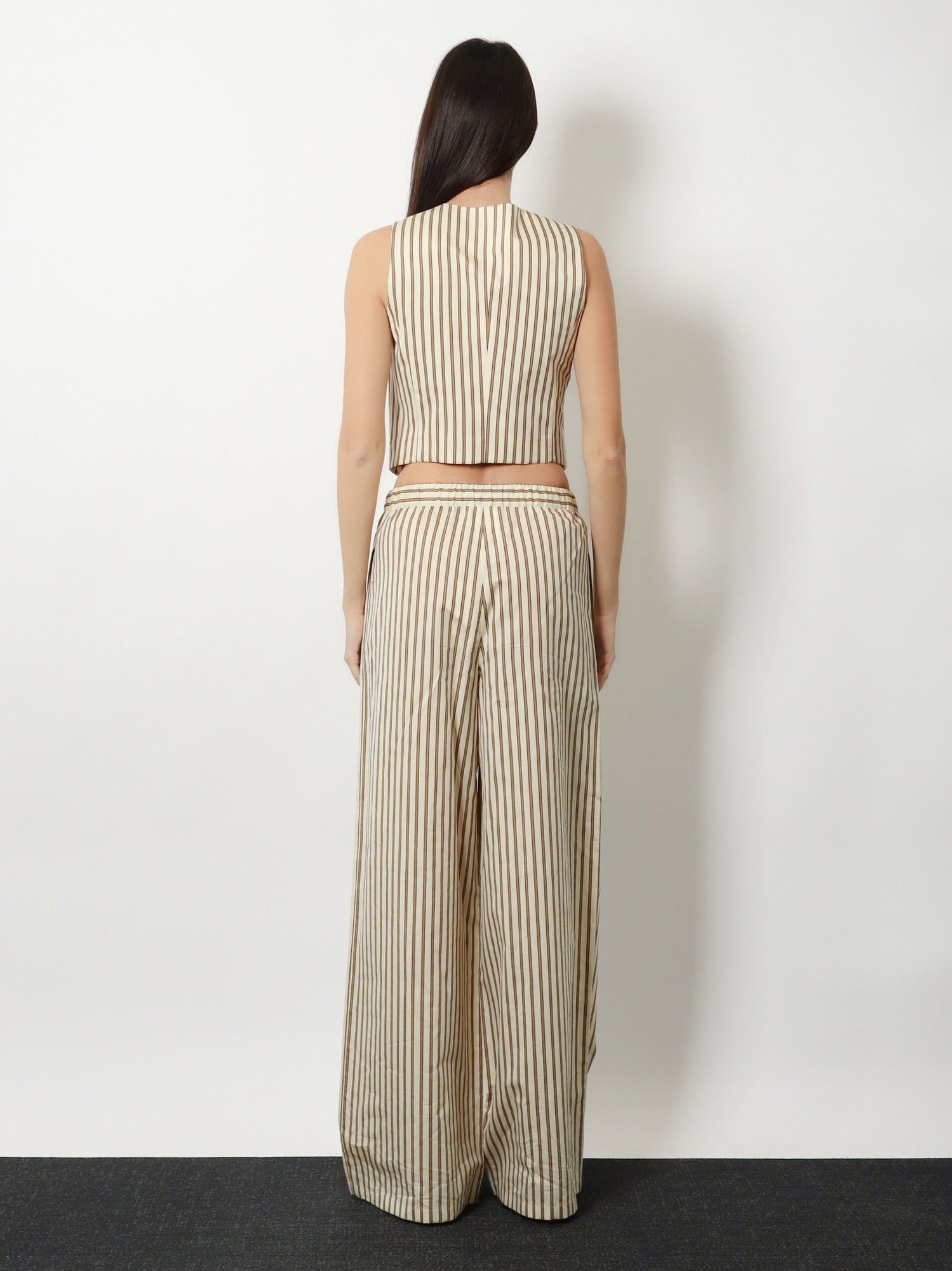 Max Mara Mxmordine Cotton And Silk Trousers Size 28" / US 6 / IT 42 - 5 Thumbnail