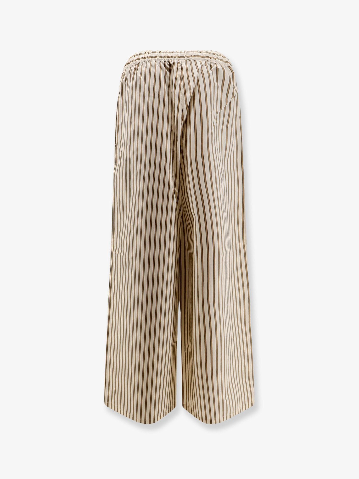 Max Mara Mxmordine Cotton And Silk Trousers Size 30" / US 8 / IT 44 - 2 Thumbnail