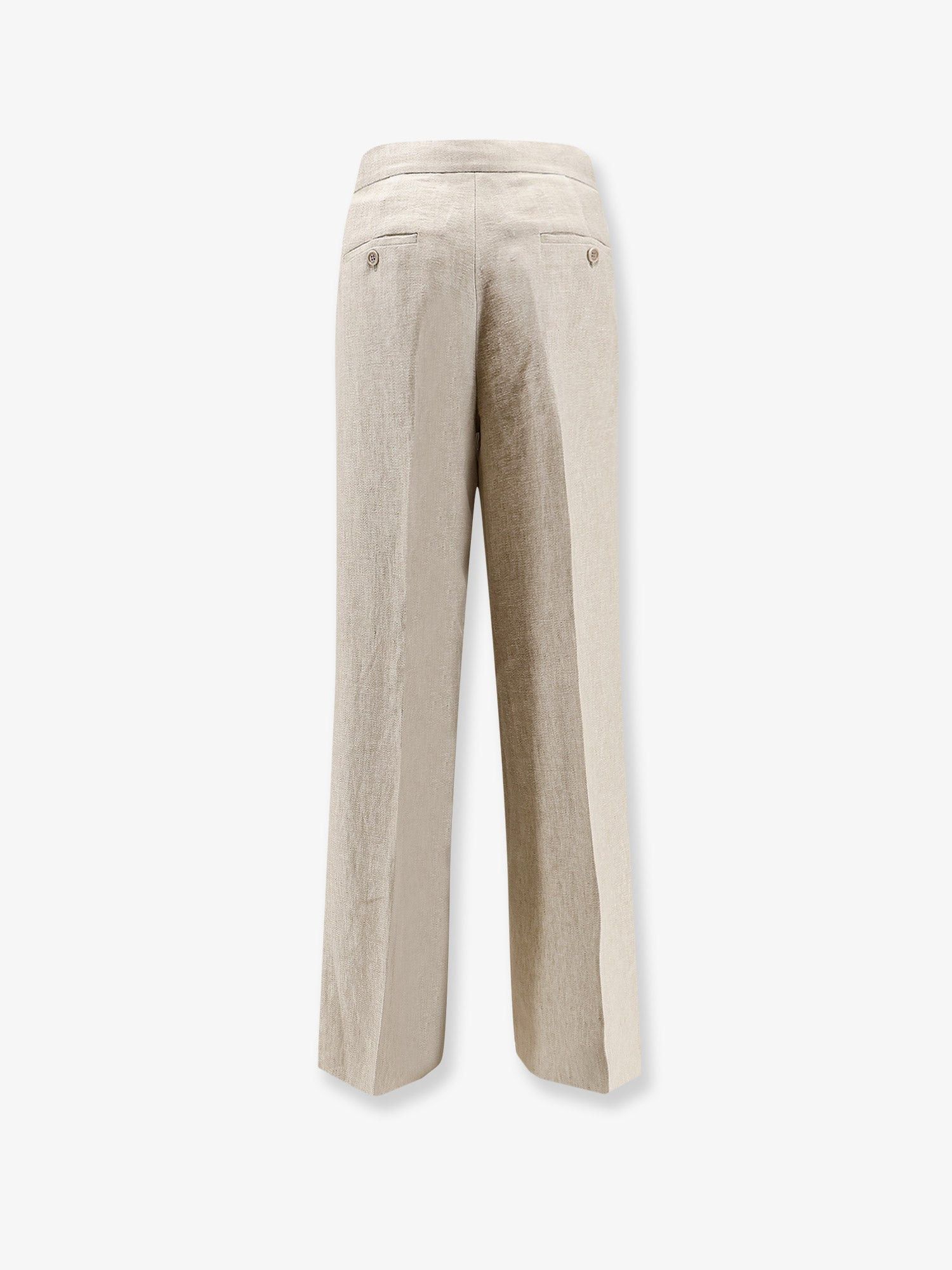 Max Mara Linen Ginnico Trousers Size 26" / US 2 / IT 38 - 2 Thumbnail