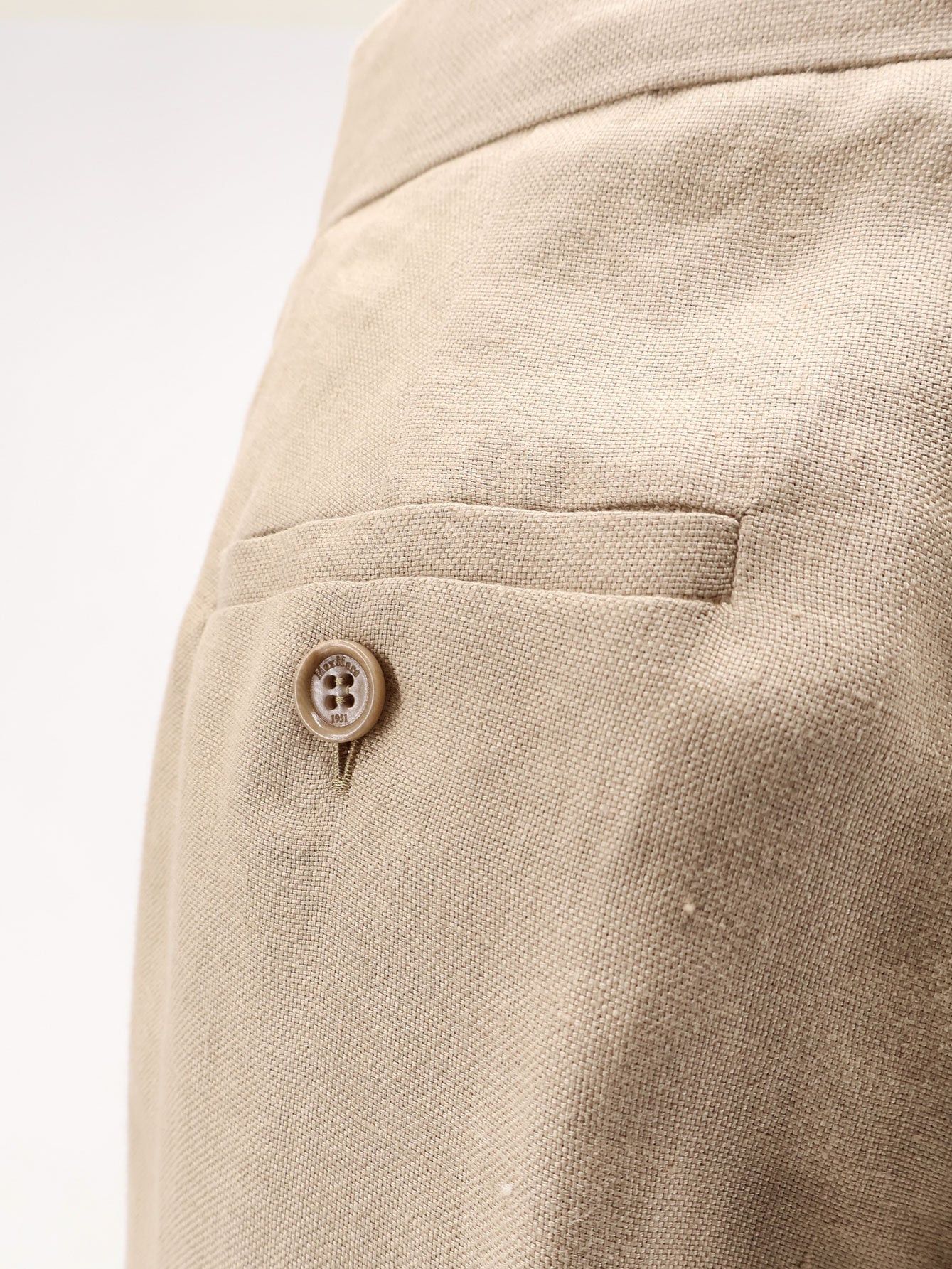 Max Mara Mxsbig Linen Trousers Size 32" / US 10 / IT 46 - 3 Thumbnail