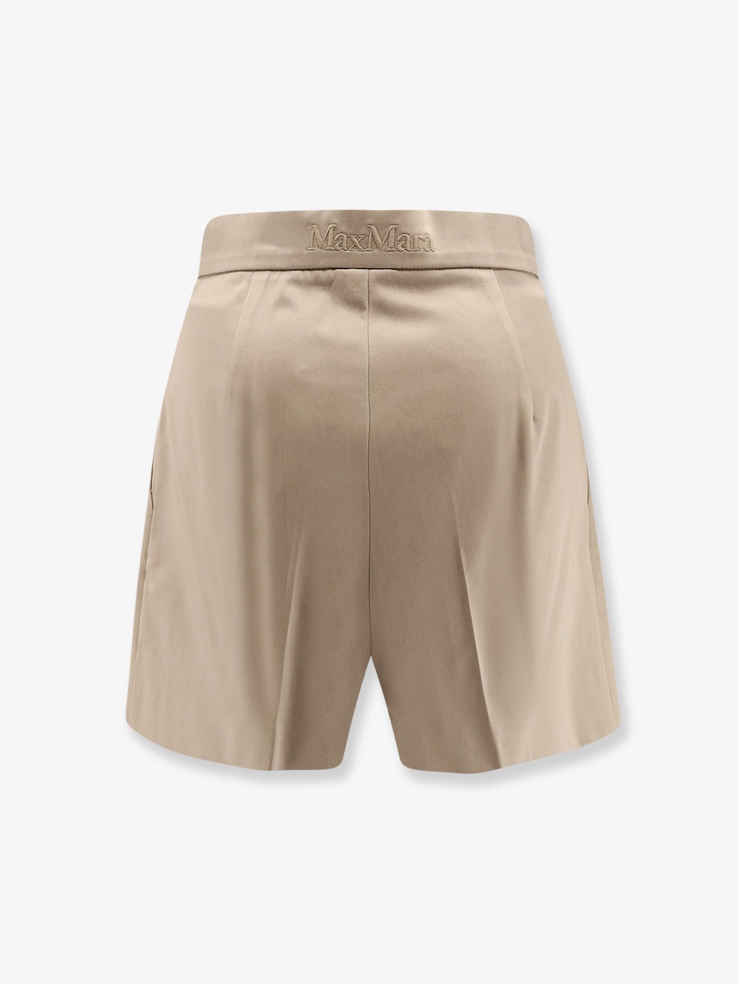 Max Mara Tabacco Stretch Cotton Shorts Size 26" / US 2 / IT 38 - 2 Thumbnail