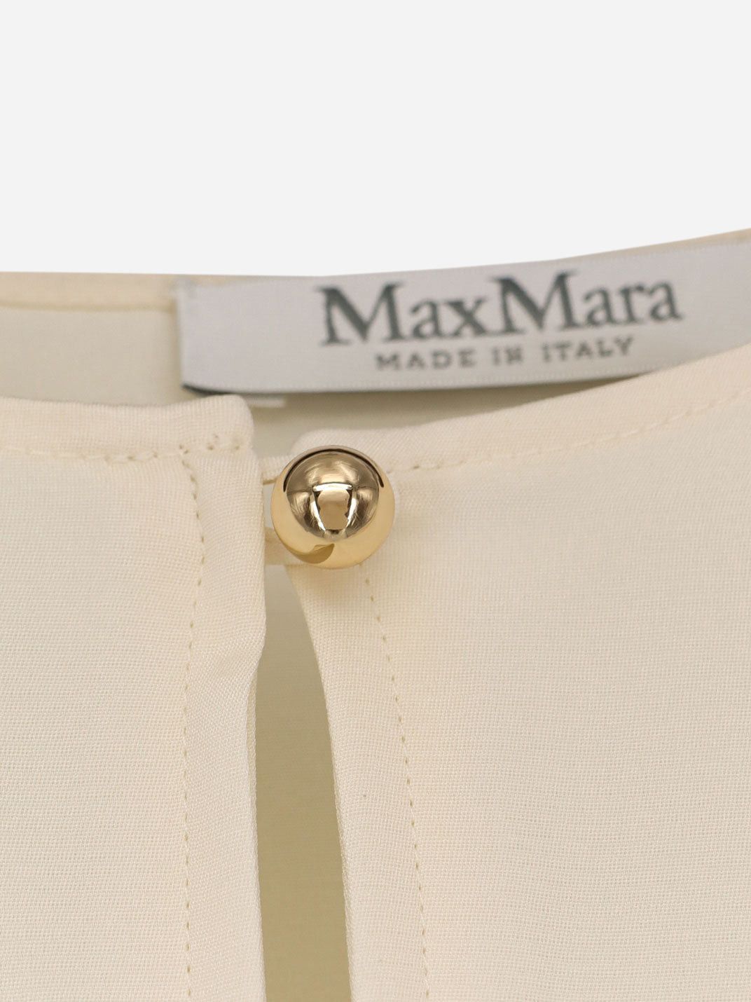 Max Mara Mxpmitico Stretch Silk Shirt Size M / US 6-8 / IT 42-44 - 3 Thumbnail
