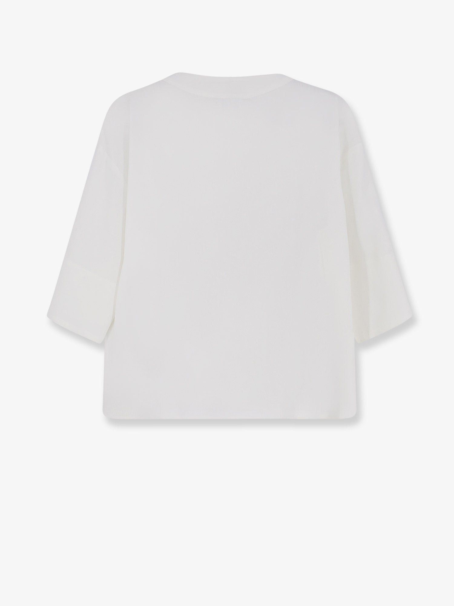 Max Mara Mxpsospiro Linen And Viscosa Shirt Size M / US 6-8 / IT 42-44 - 2 Thumbnail