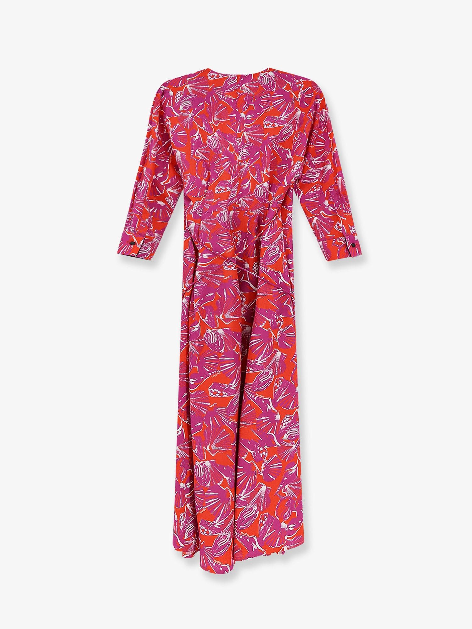 Max Mara Mxmcamino Printed Cotton Dress Size L / US 10 / IT 46 - 2 Thumbnail