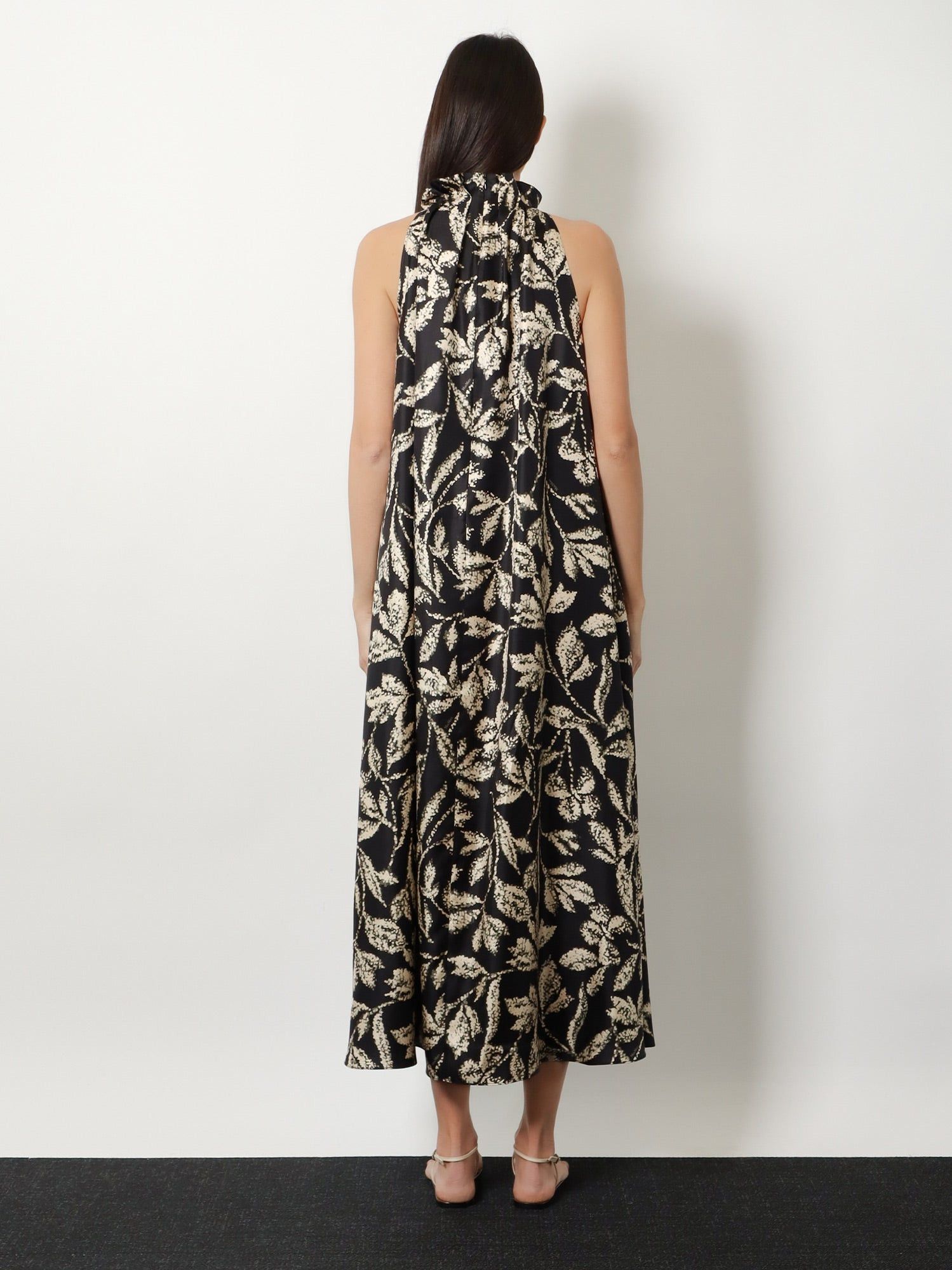 Max Mara Mxmcartone Silk Dress Size L / US 10 / IT 46 - 5 Thumbnail