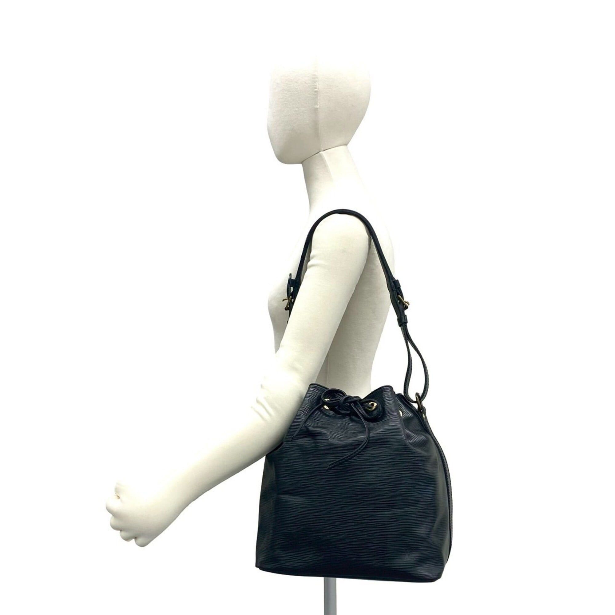 Louis Vuitton LOUIS VUITTON Vintage Petit Noé Epi Leather Semi-Shoulder Bag / One-Shoulder Bag, Noir (26221) Size ONE SIZE - 2 Thumbnail