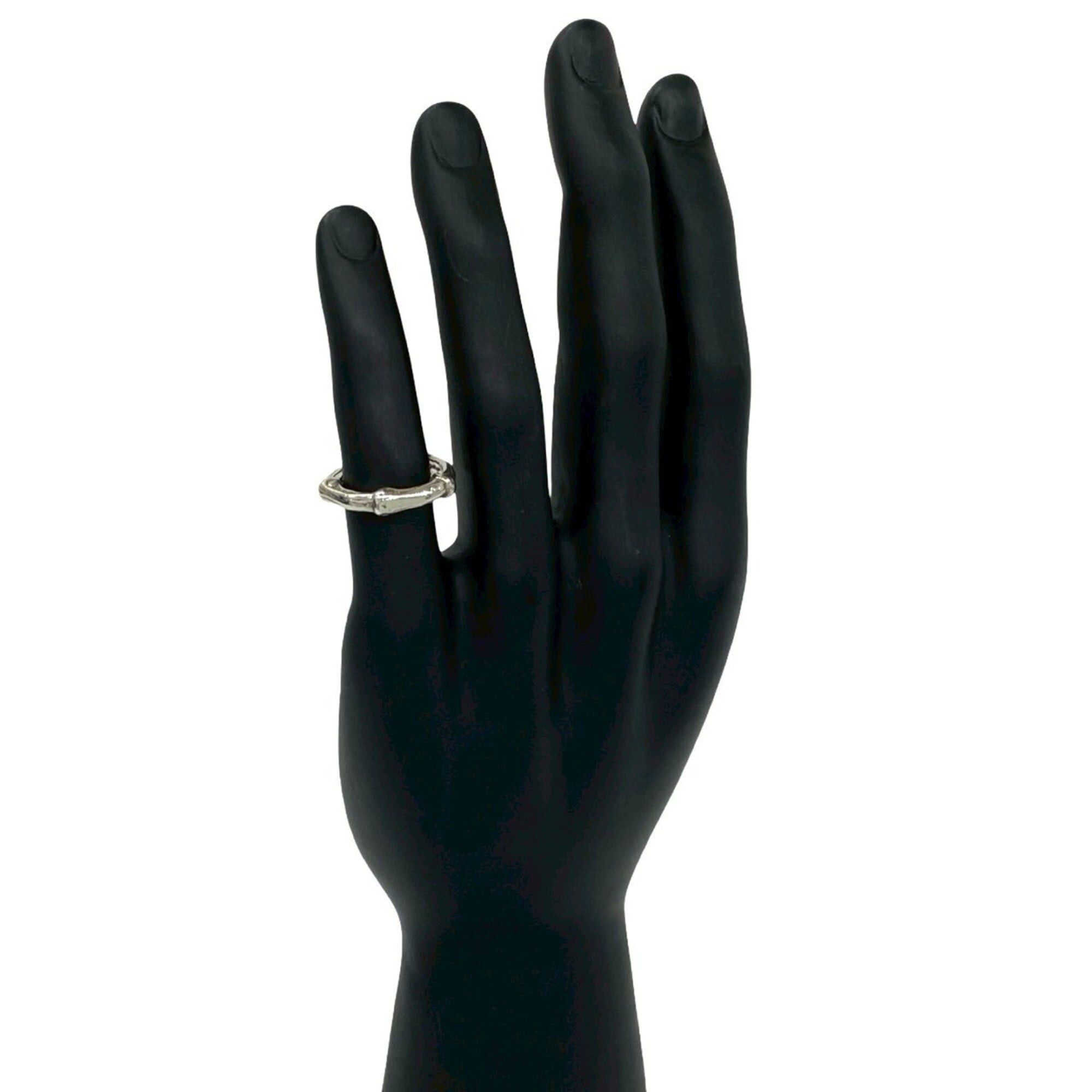 Tiffany & Co. TIFFANY&Co. Tiffany Vintage Bamboo 925 Ring, Women's Silver Accessory, 20902 Size ONE SIZE - 3 Thumbnail