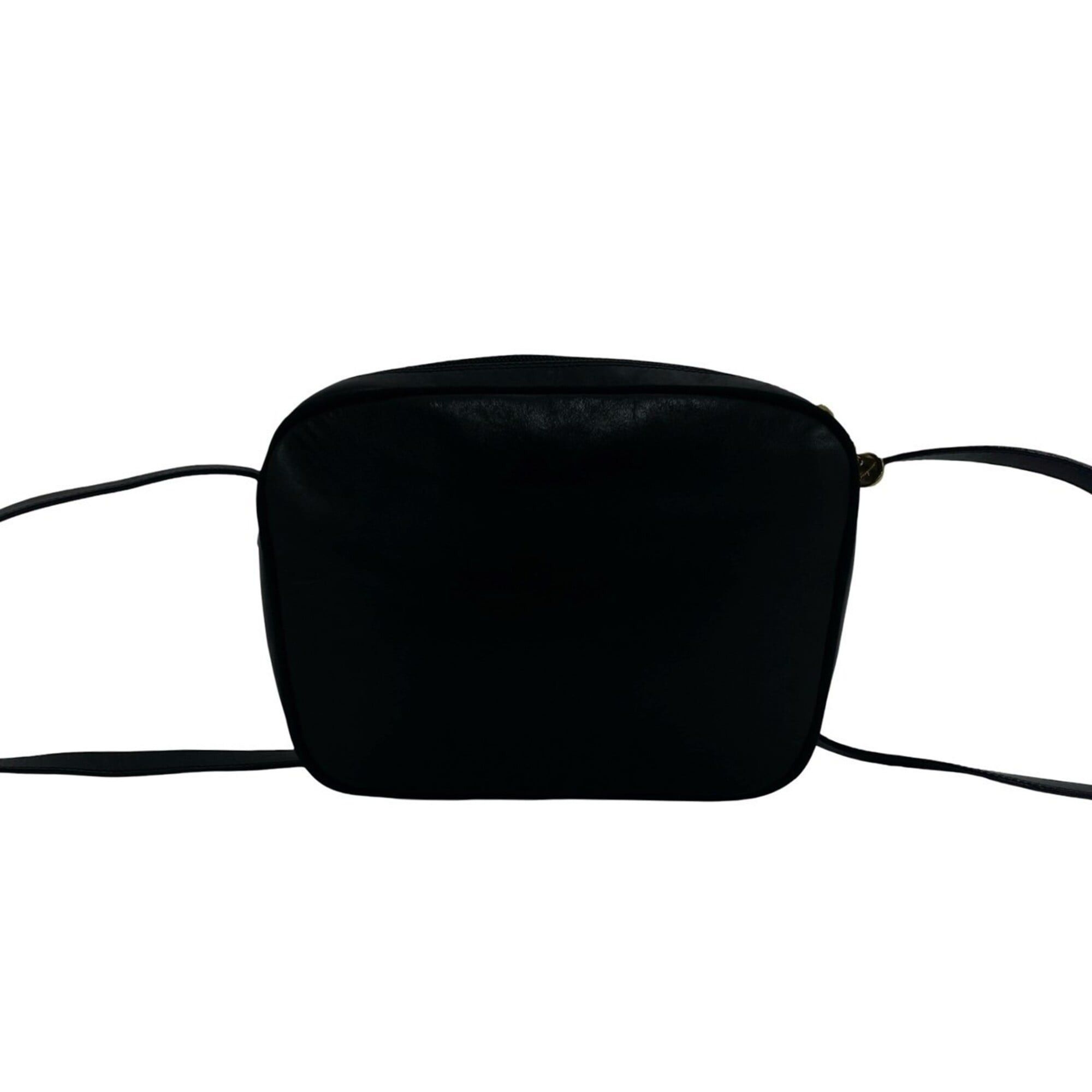 Salvatore Ferragamo Salvatore Ferragamo Vara Ribbon Leather Shoulder Bag/Pouch, Black, 38594 Size ONE SIZE - 3 Thumbnail
