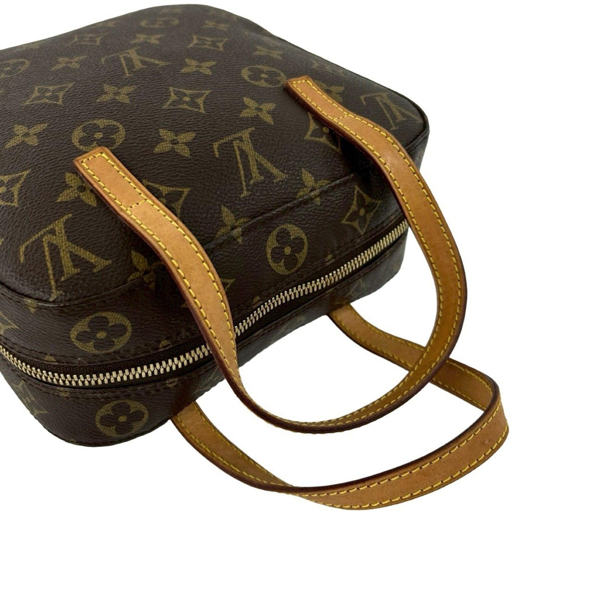 Louis Vuitton LOUIS VUITTON Vintage Spontini Monogram Leather Shoulder Bag/Pochette, Brown, 30857 Size ONE SIZE - 4 Thumbnail