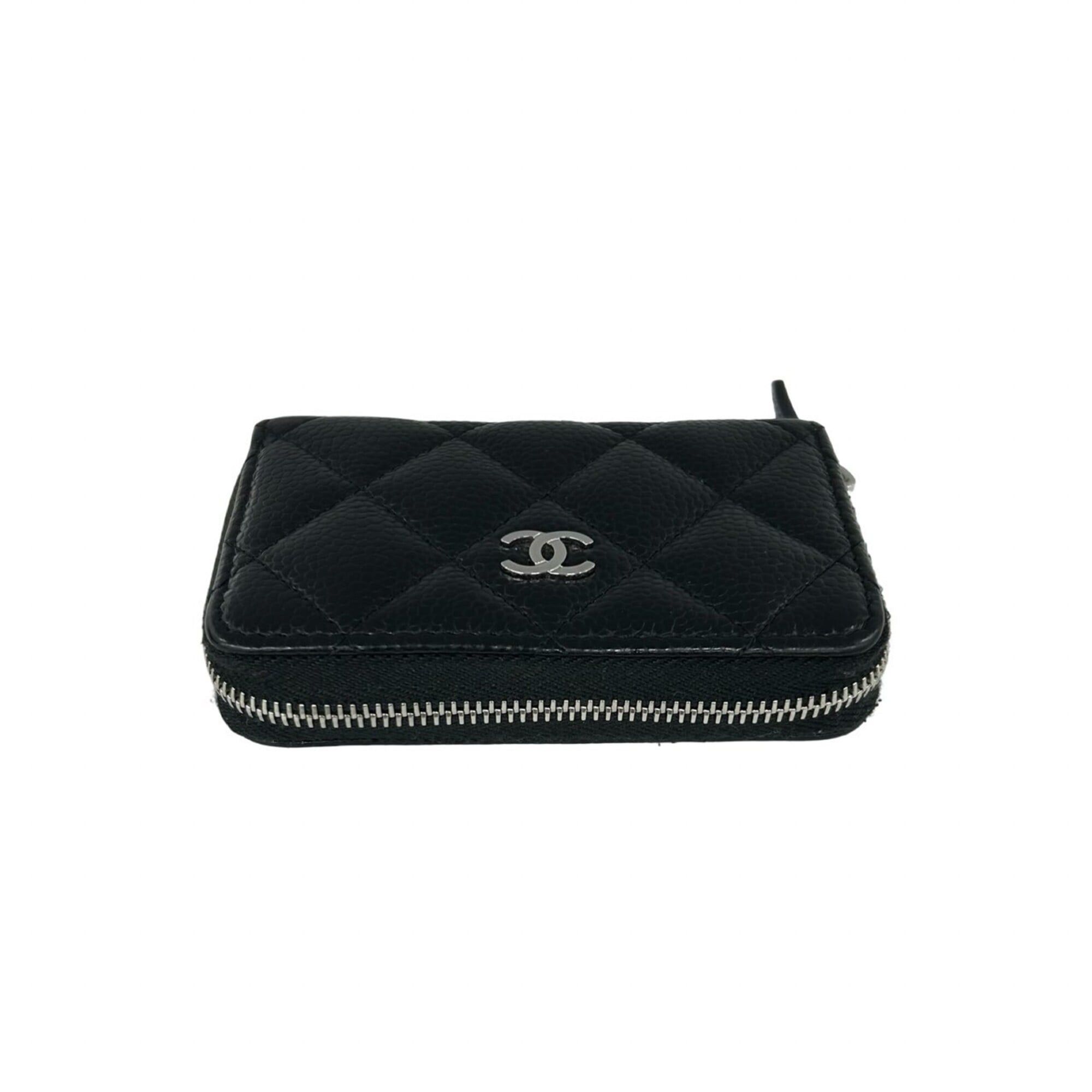 Chanel CHANEL Matelassé Coco Mark Caviar Skin Wallet/Coin Purse, Black 59755 Size ONE SIZE - 3 Thumbnail