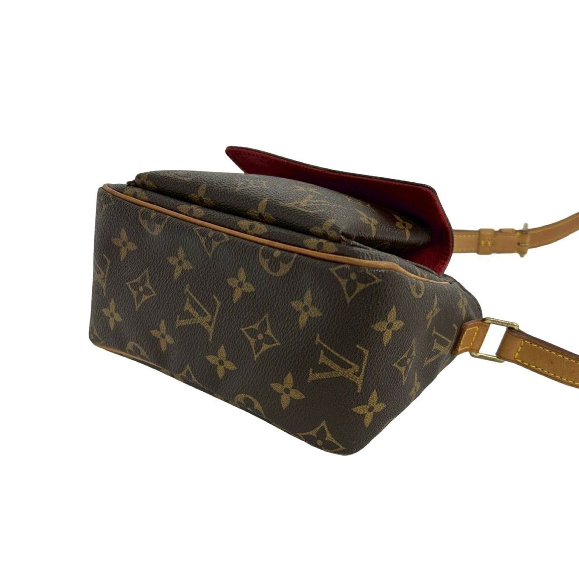 Louis Vuitton LOUIS VUITTON Vintage Vivacite PM Monogram Leather Shoulder Bag/Pochette Brown 18090 Size ONE SIZE - 8 Thumbnail
