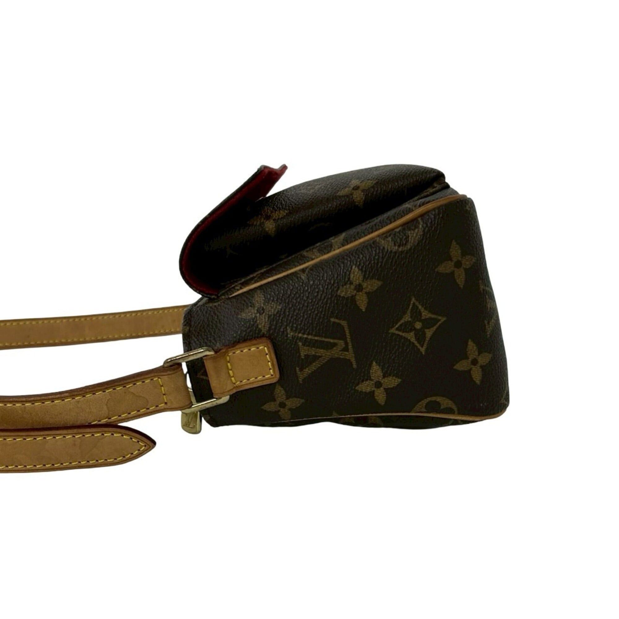 Louis Vuitton LOUIS VUITTON Vintage Vivacite PM Monogram Leather Shoulder Bag/Pochette Brown 18090 Size ONE SIZE - 5 Thumbnail