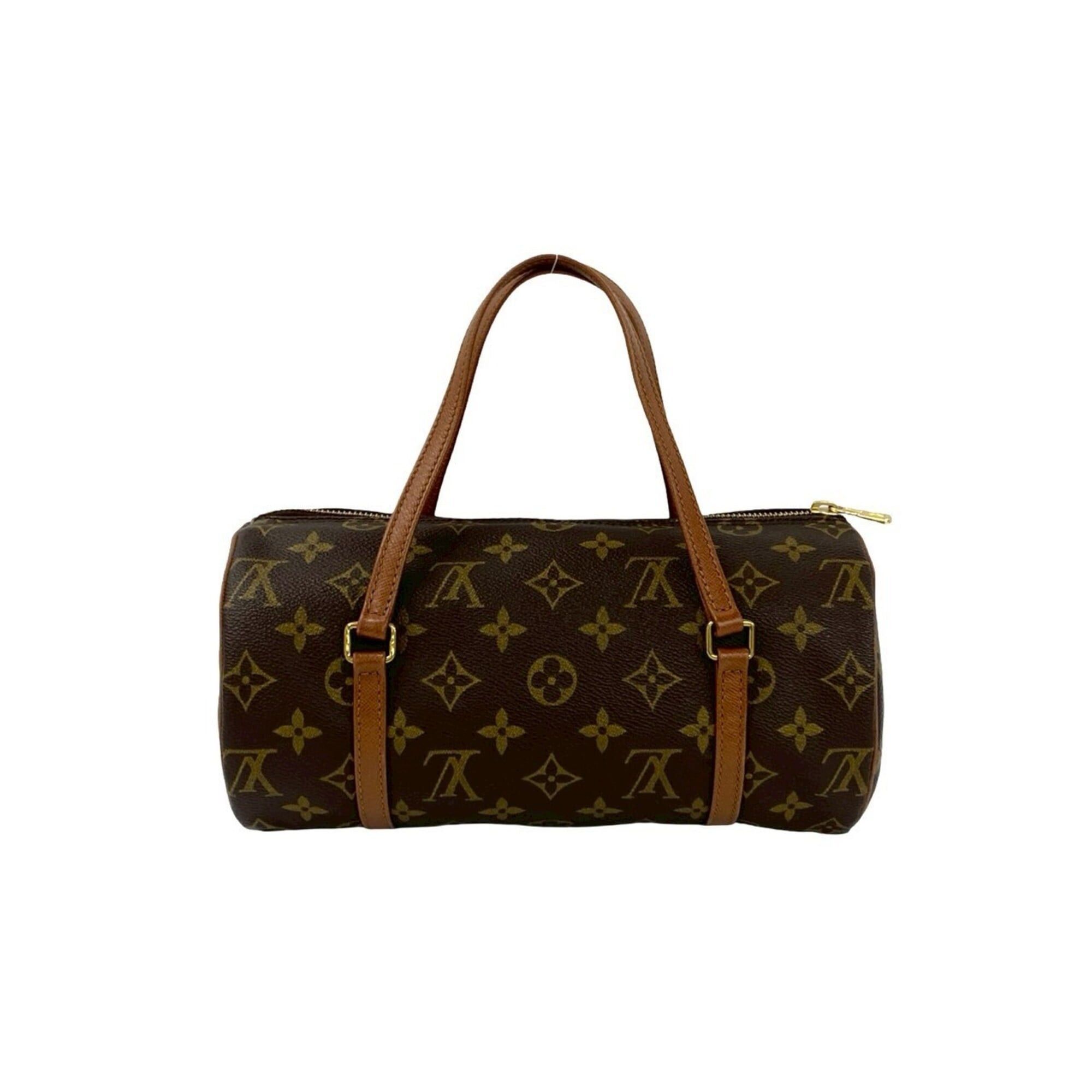 Louis Vuitton LOUIS VUITTON Papillon 26 Monogram Leather Handbag, Drum Bag, Boston Brown 61184 Size ONE SIZE - 3 Thumbnail