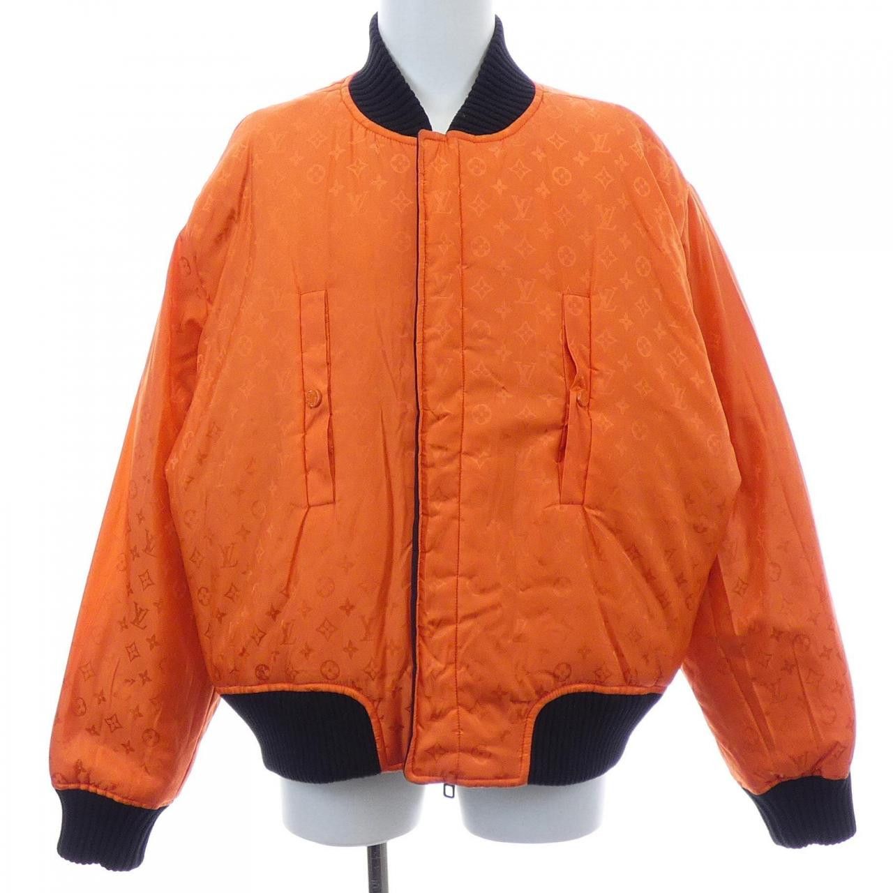 Louis Vuitton Louis Vuitton Louis Vuitton Reversible Bomber Jacket Blouson Plastic / Synthetic Outerwear HLB05WINE DUTY FREE for USA Size ONE SIZE - 7 Thumbnail