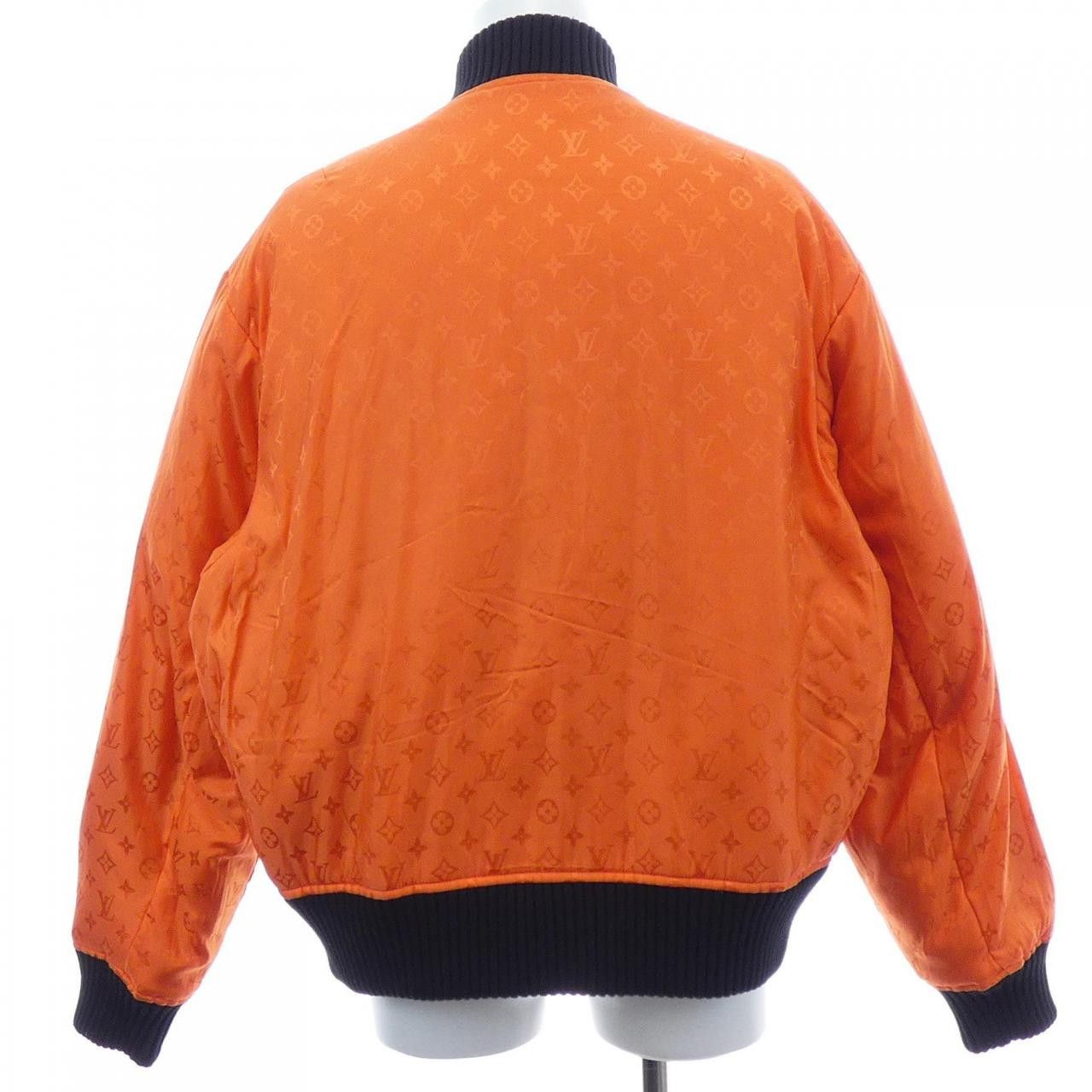 Louis Vuitton Louis Vuitton Louis Vuitton Reversible Bomber Jacket Blouson Plastic / Synthetic Outerwear HLB05WINE DUTY FREE for USA Size ONE SIZE - 8 Thumbnail