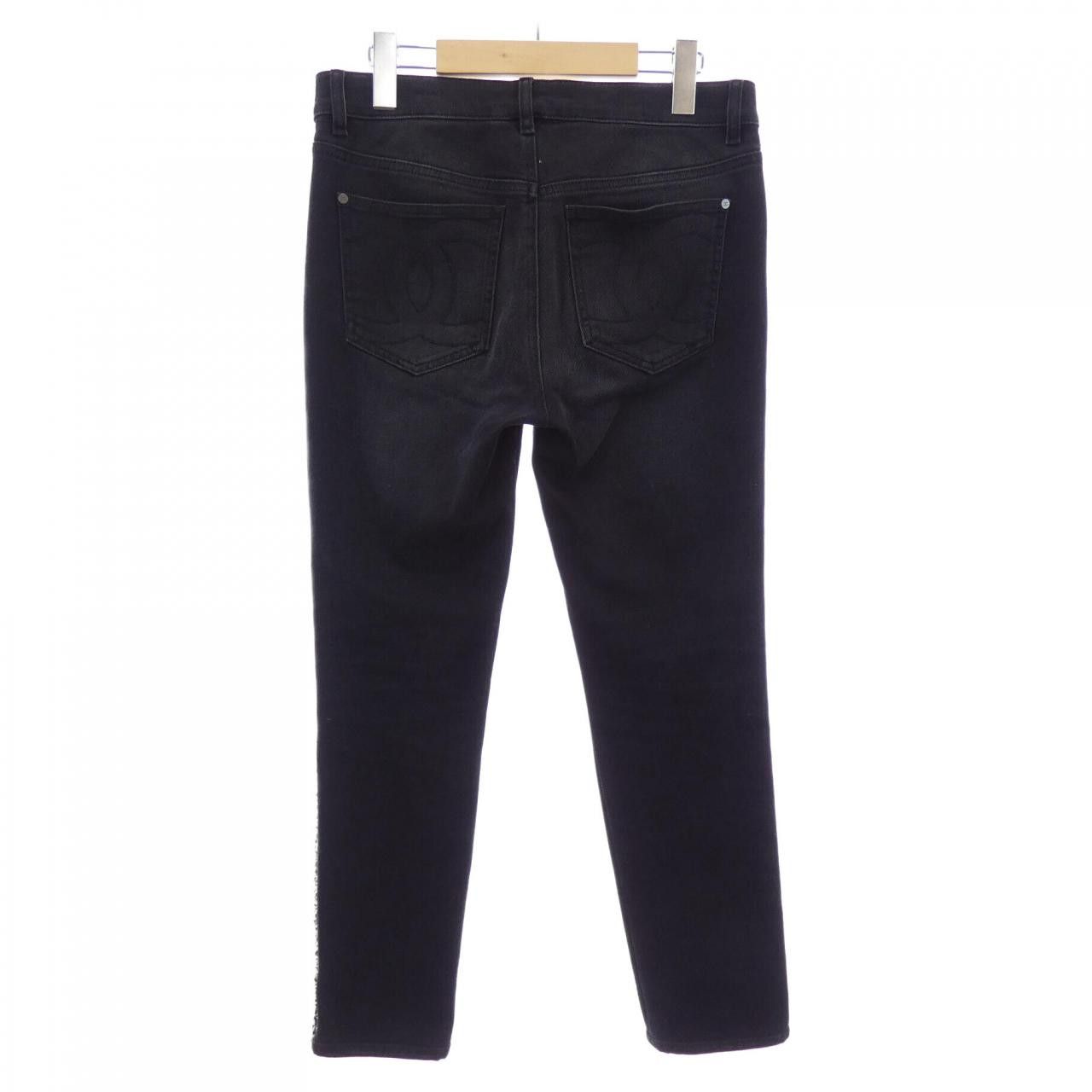 Chanel Chanel Chanel Denim Jeans Textile Jeans P59530V45241 DUTY FREE for USA Size ONE SIZE - 2 Thumbnail