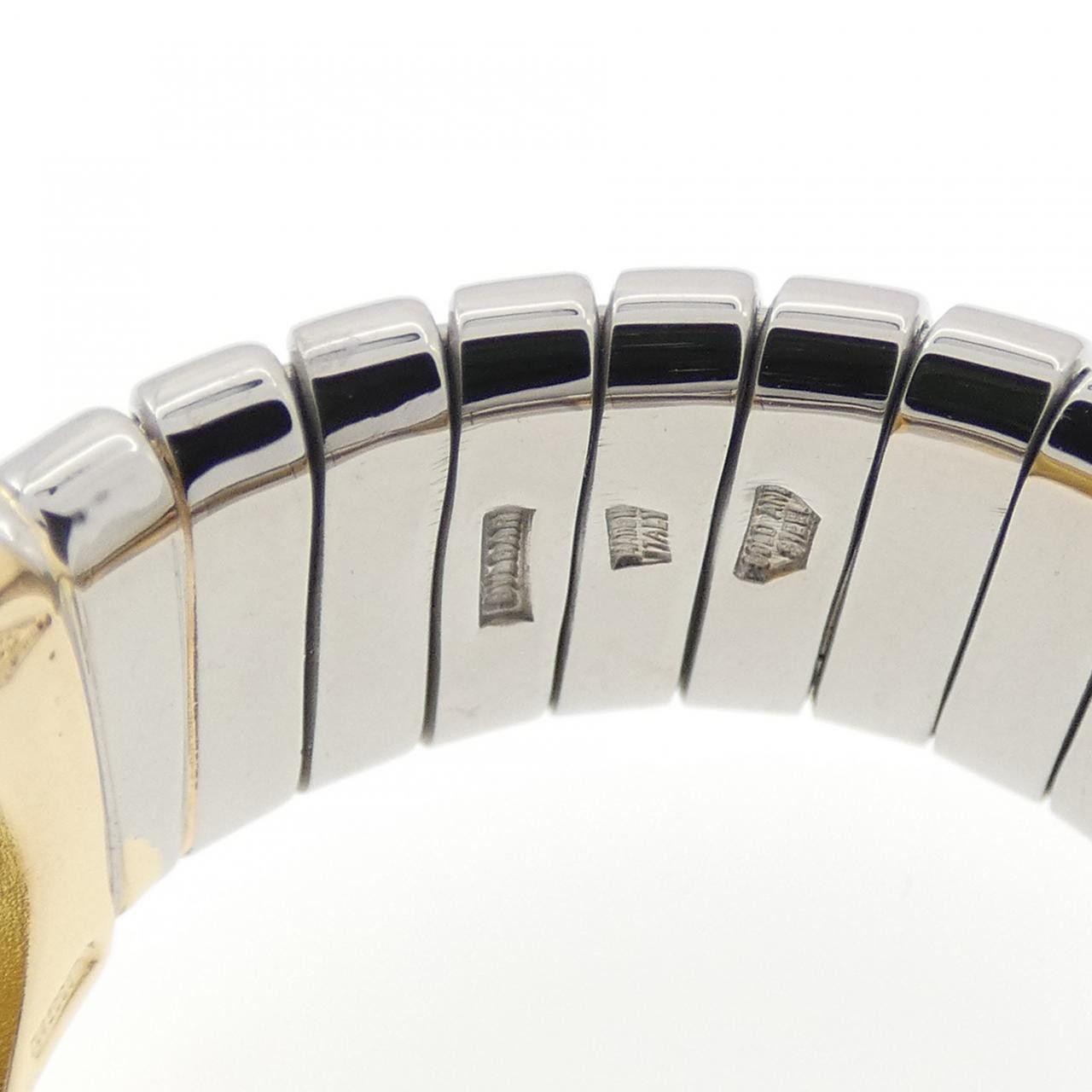 Bvlgari Bvlgari Bvlgari Bvlgari Bvlgari Stainless Steel Au750 Yellow Gold Onyx Ring Size 20 Metal Ring DUTY FREE for USA Size ONE SIZE - 4 Thumbnail