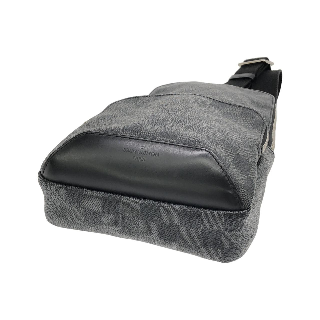 Louis Vuitton Louis Vuitton Louis Vuitton Avenue Sling Bag Damier Graphite Shoulder Bag Textile Shoulder Bag N41719 DUTY FREE for USA Size ONE SIZE - 3 Thumbnail